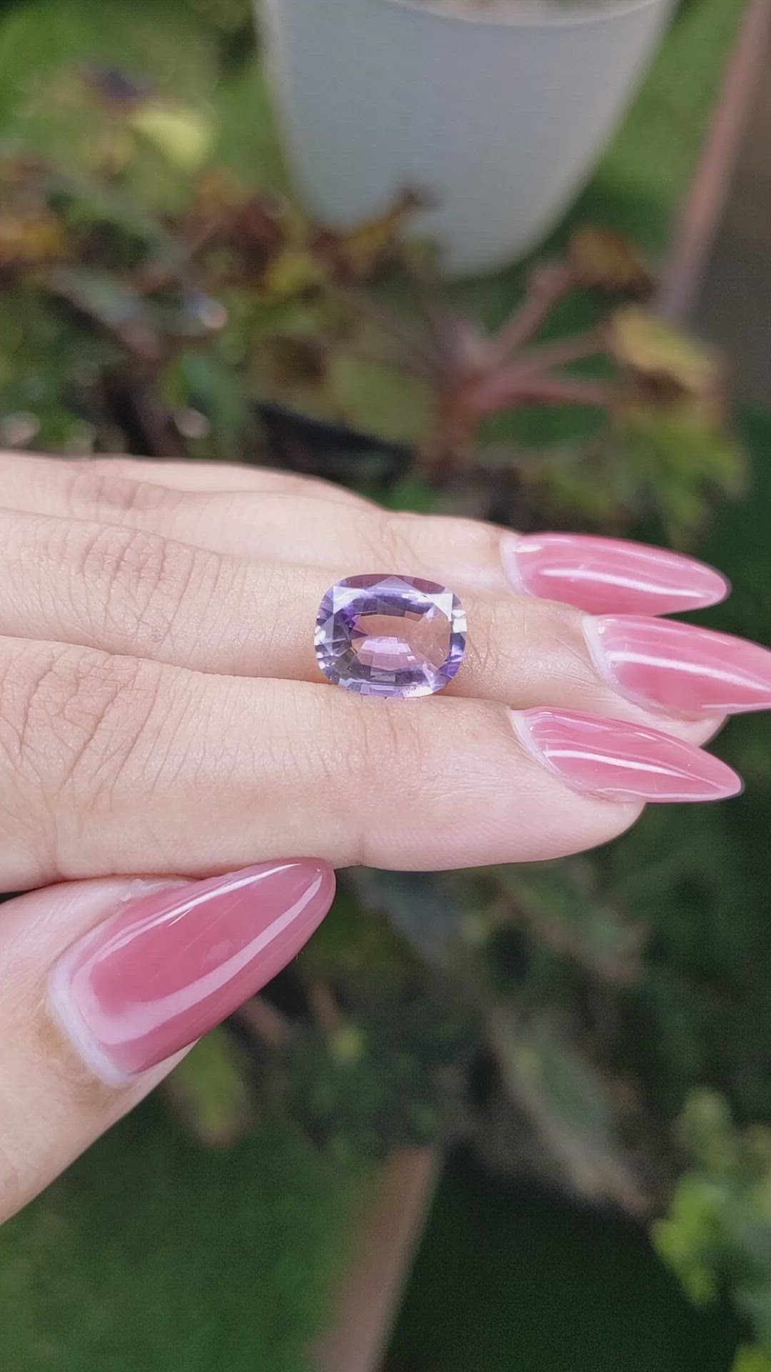 3.48 Ct. Ametrine from Ceylon (Sri Lanka) Size Video