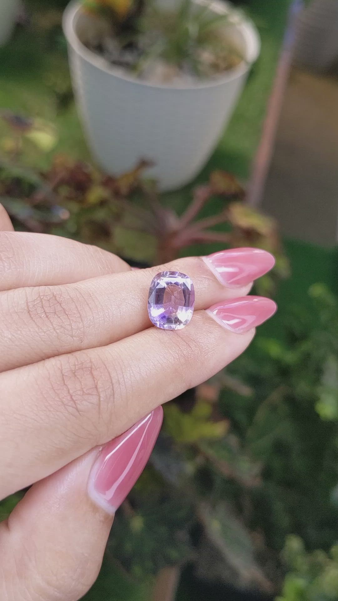3.48 Ct. Ametrine from Ceylon (Sri Lanka) Size Video