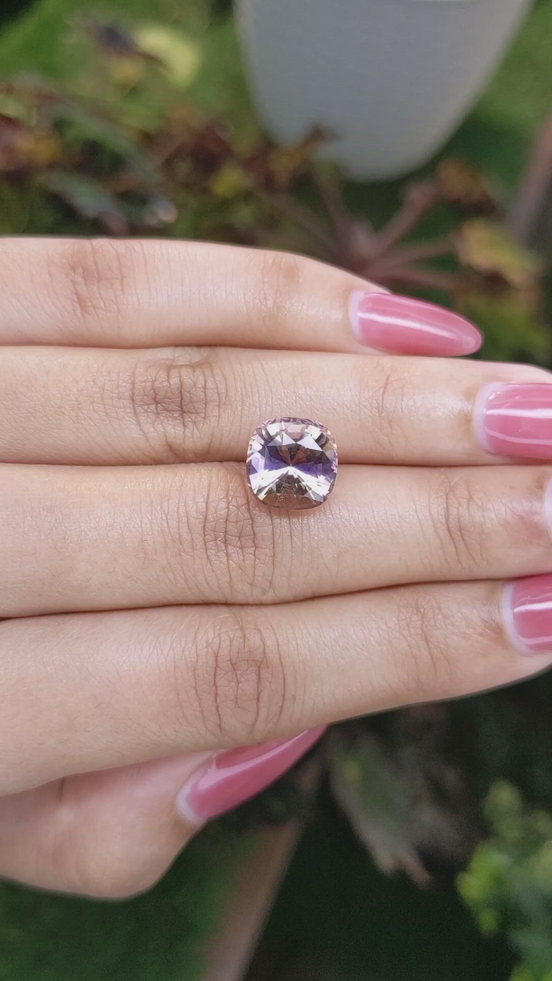 5.08 Ct. Ametrine from Ceylon (Sri Lanka) Size Video