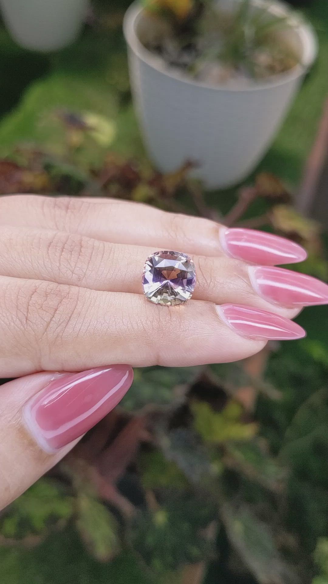 5.08 Ct. Ametrine from Ceylon (Sri Lanka) Size Video