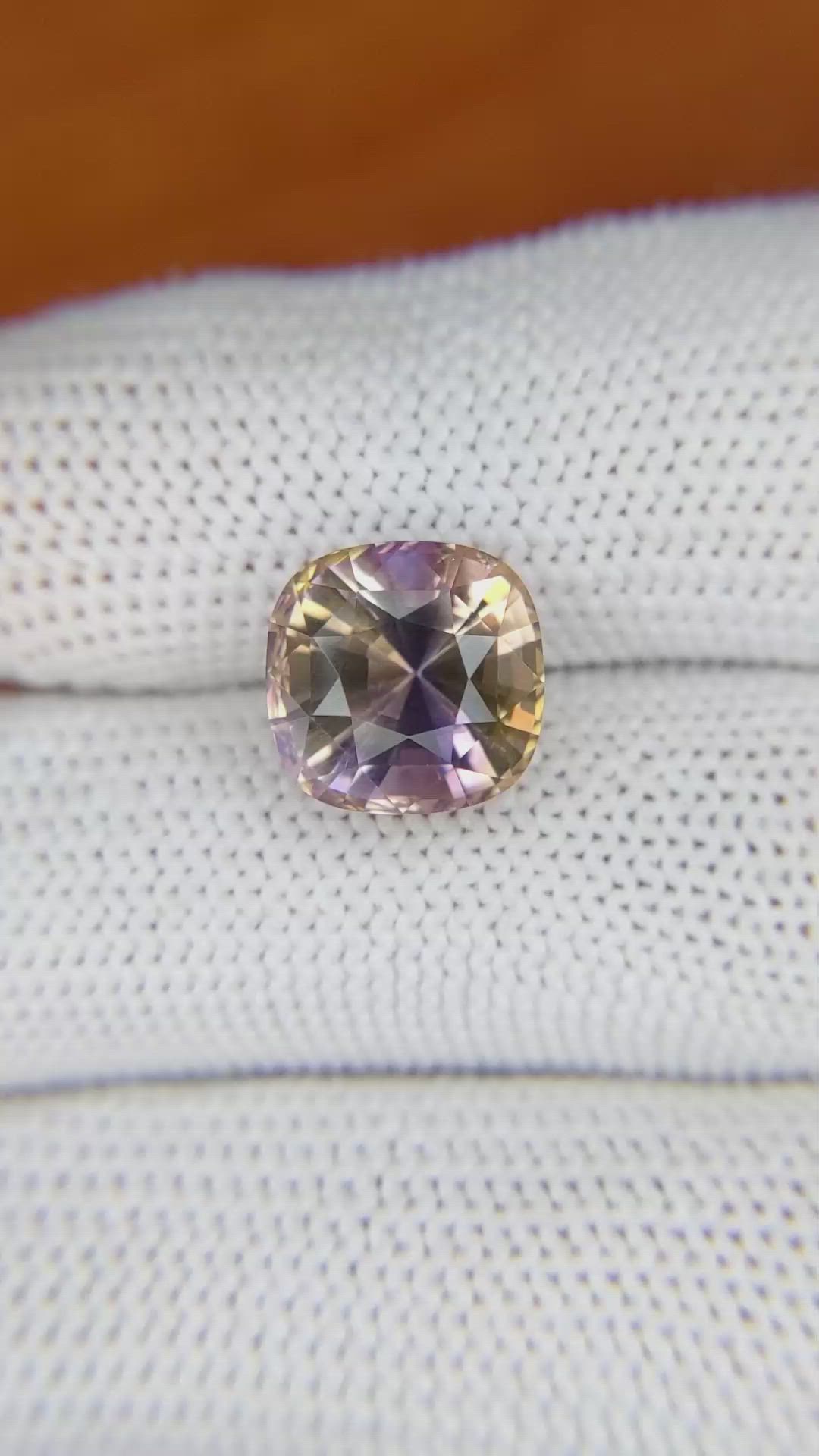 5.08 Ct. Ametrine from Ceylon (Sri Lanka) Size Video