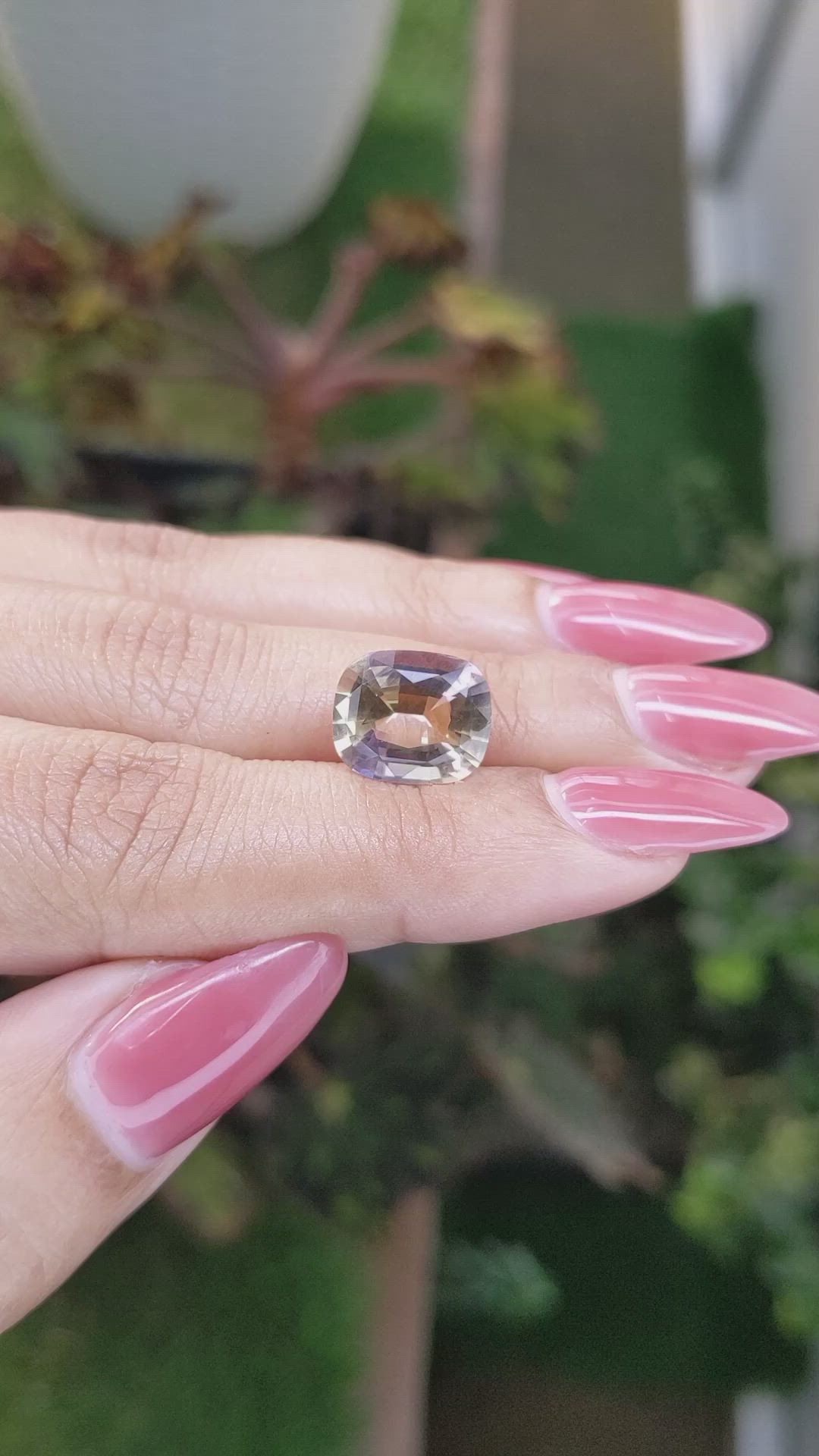 4.10 Ct. Ametrine from Ceylon (Sri Lanka) Size Video