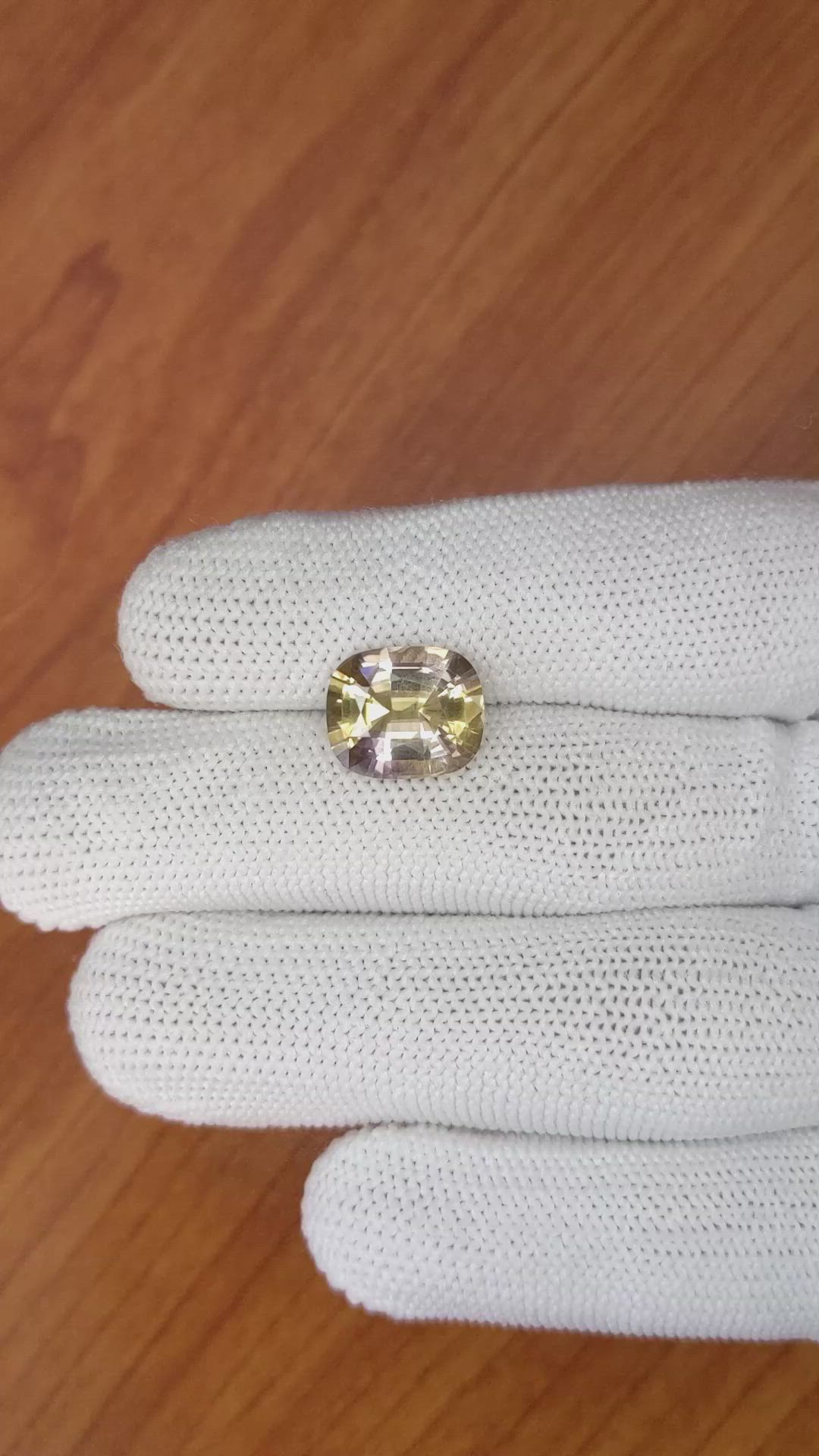 4.10 Ct. Ametrine from Ceylon (Sri Lanka) Size Video