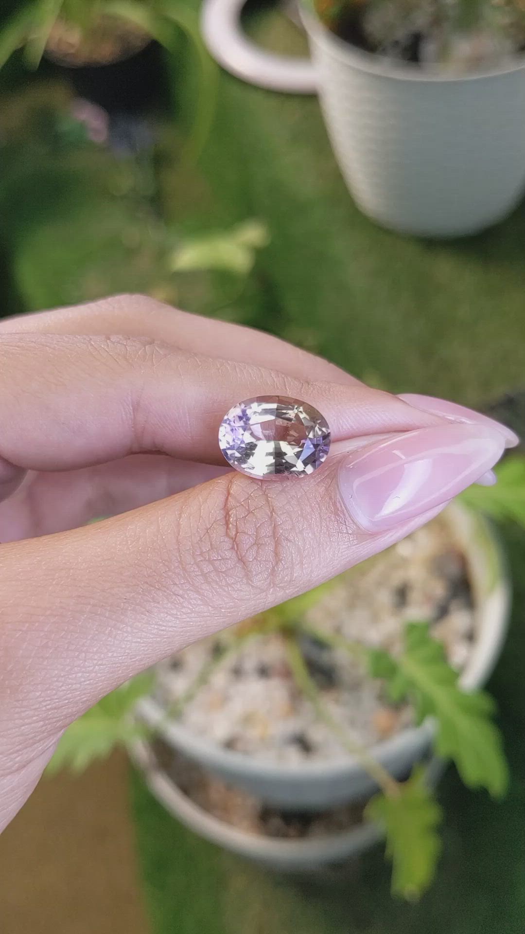 6.00 Ct. Ametrine from Ceylon (Sri Lanka) Size Video