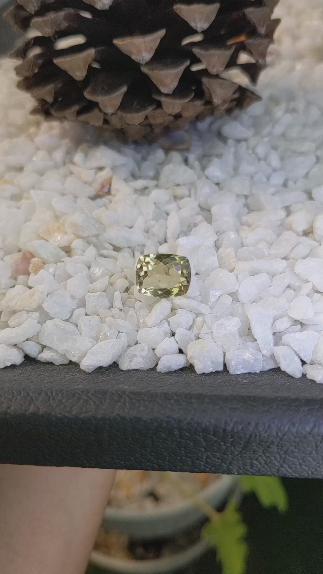 5.40 Ct. Quartz from Brazil Size Video