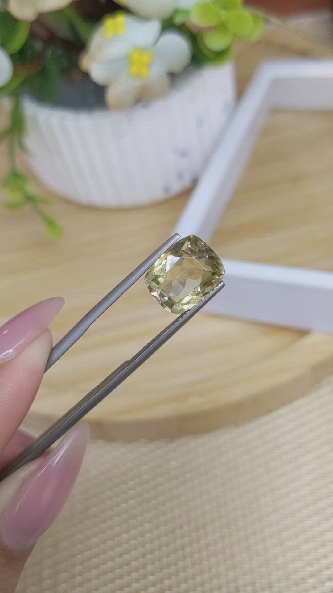 5.40 Ct. Quartz from Brazil Size Video