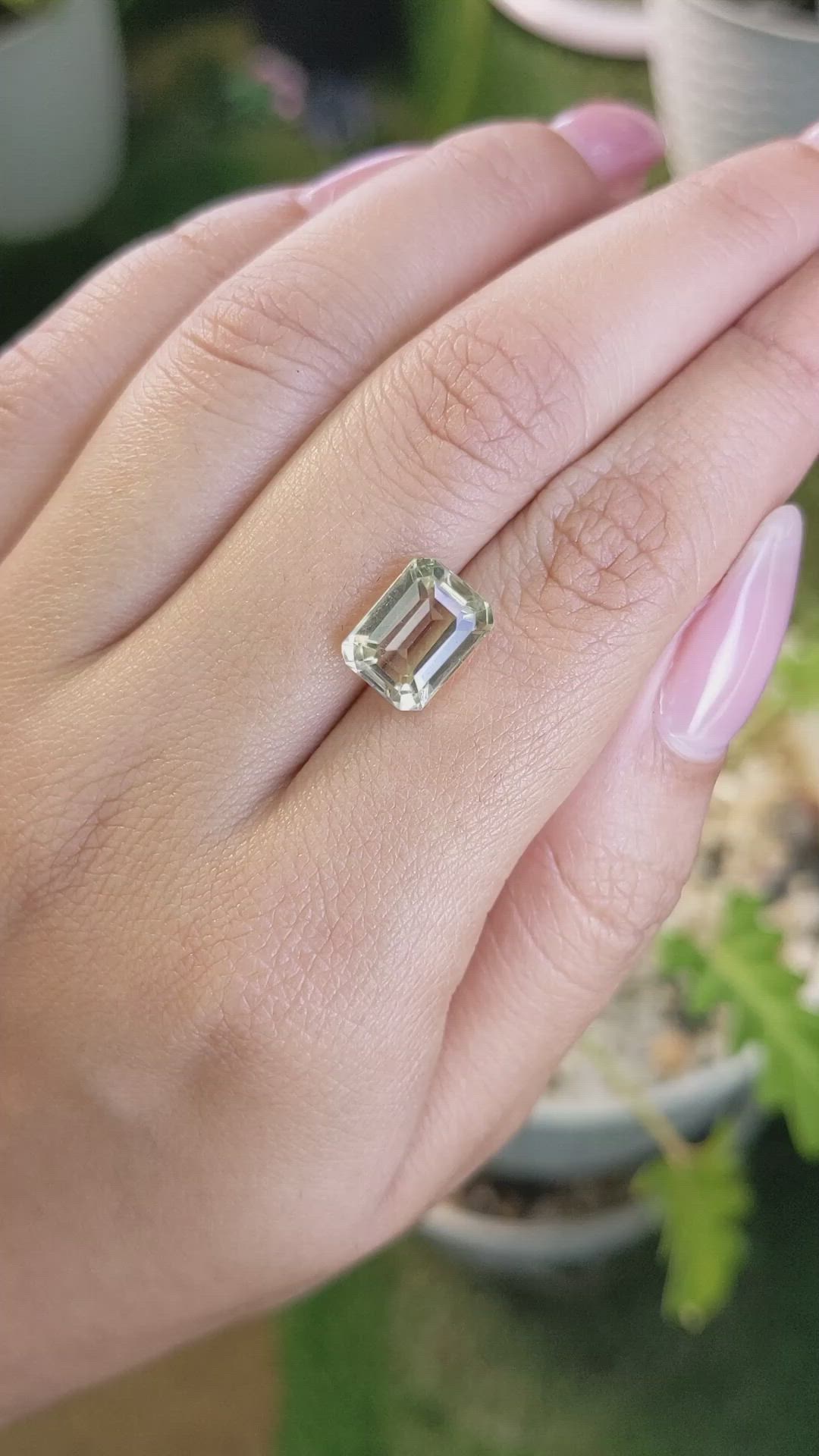 3.92 Ct. Quartz from Brazil Size Video