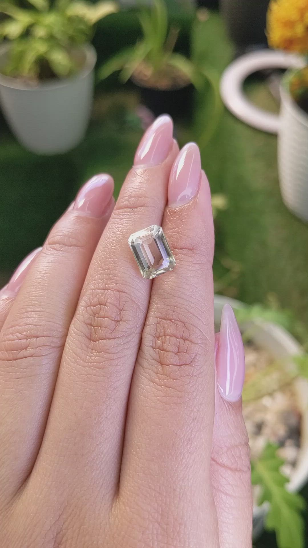 3.92 Ct. Quartz from Brazil Size Video
