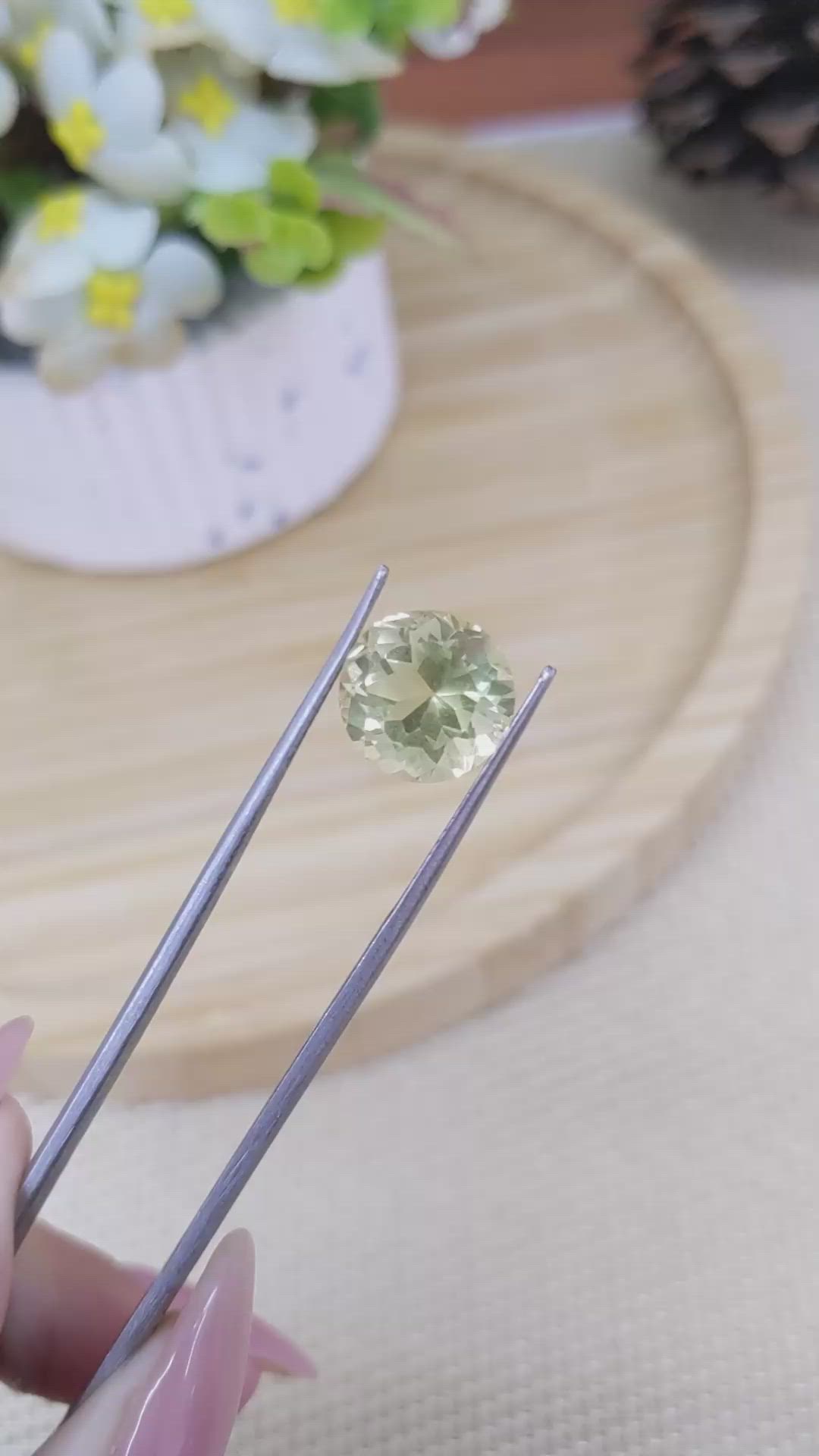 5.81 Ct. Quartz from Brazil Size Video