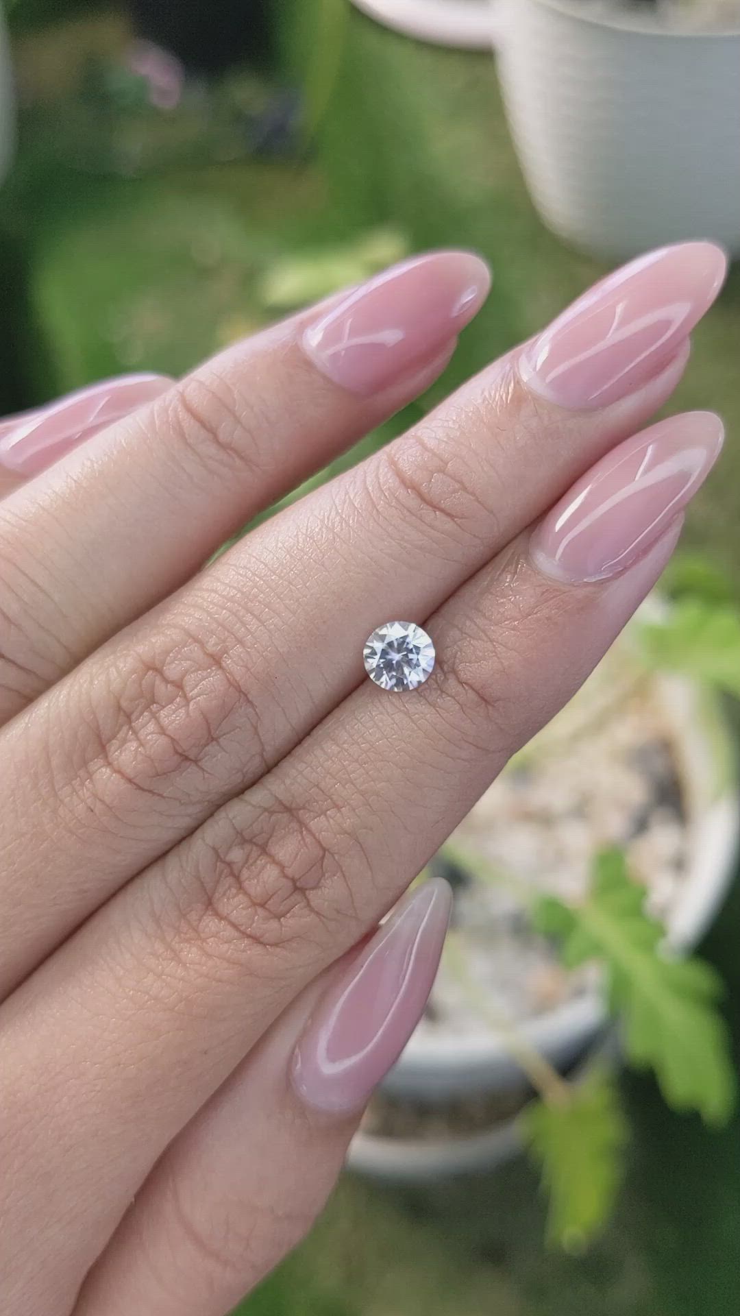 0.90 Ct. Zircon from Ceylon (Sri Lanka) Size Video