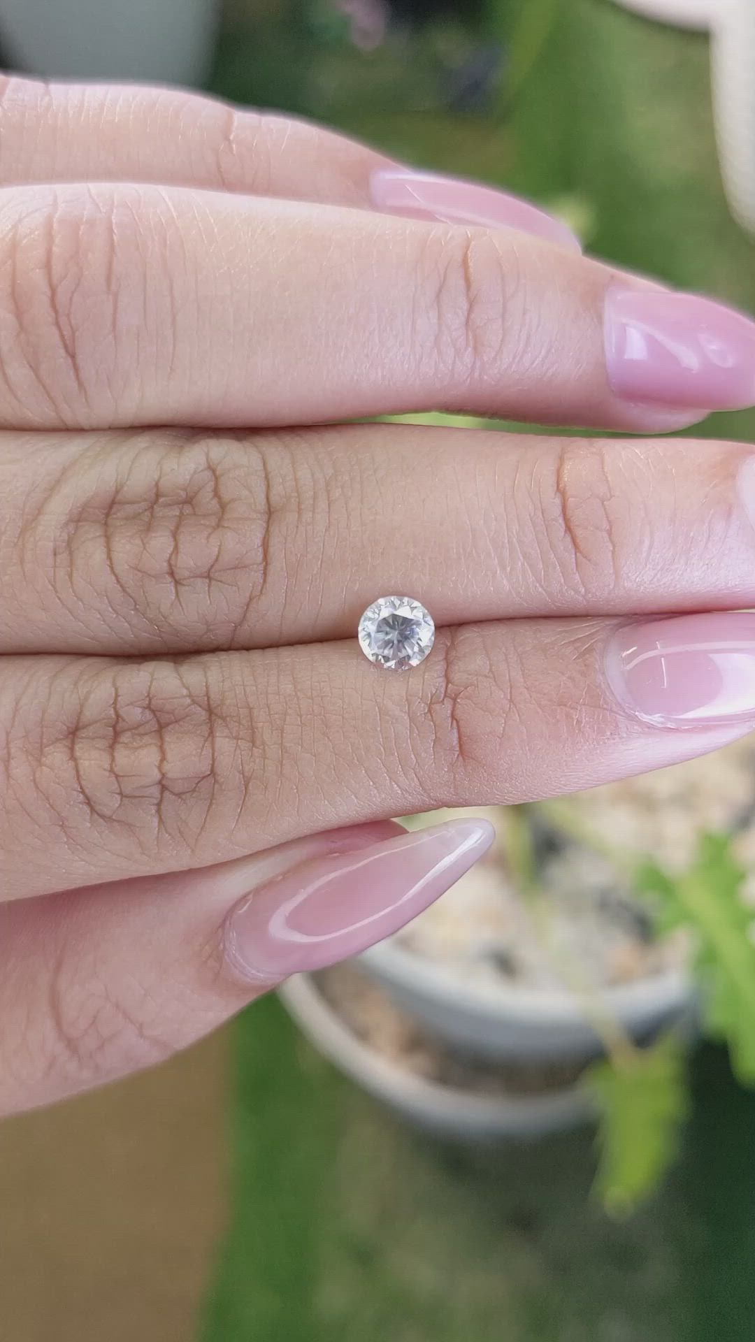 0.85 Ct. Zircon from Ceylon (Sri Lanka) Size Video