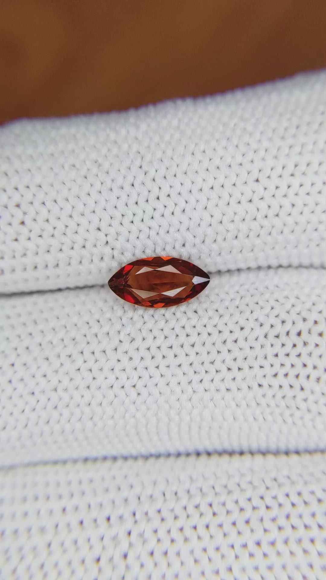 1.04 Ct. Garnet from Ceylon (Sri Lanka) Size Video