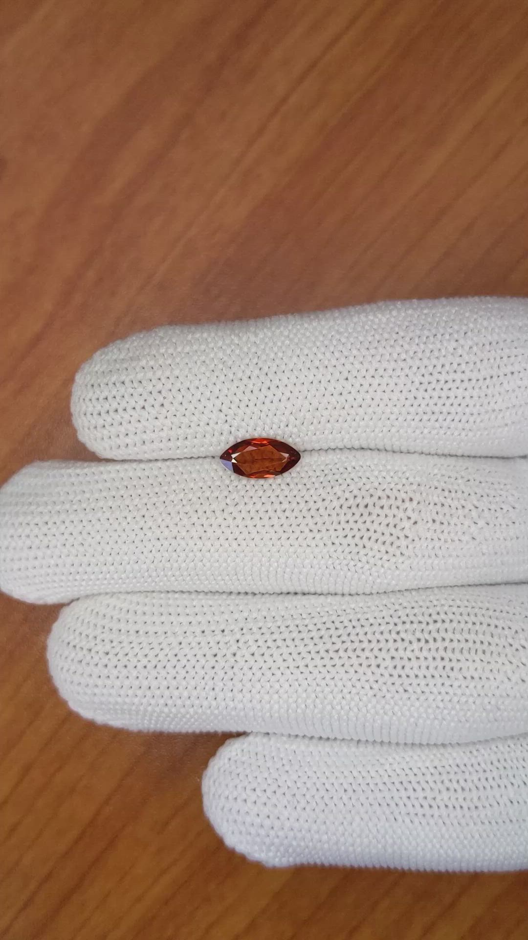 1.04 Ct. Garnet from Ceylon (Sri Lanka) Size Video