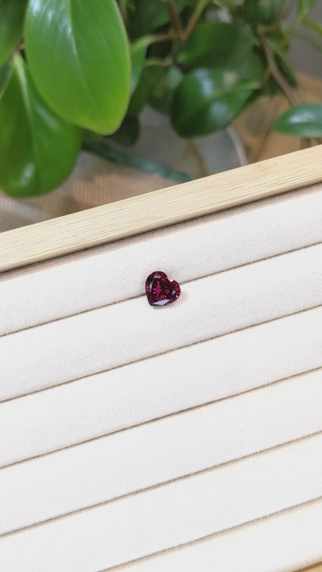 3.47 Ct. Rhodolite Garnet from Tanzania Size Video