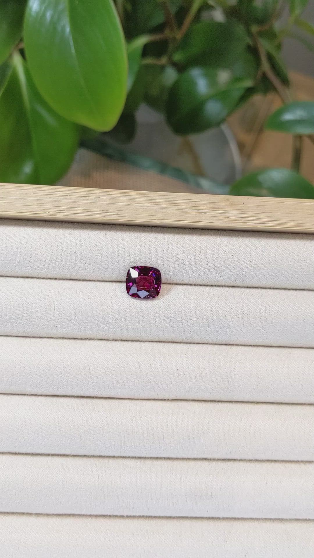3.80 Ct. Rhodolite Garnet from Tanzania Size Video