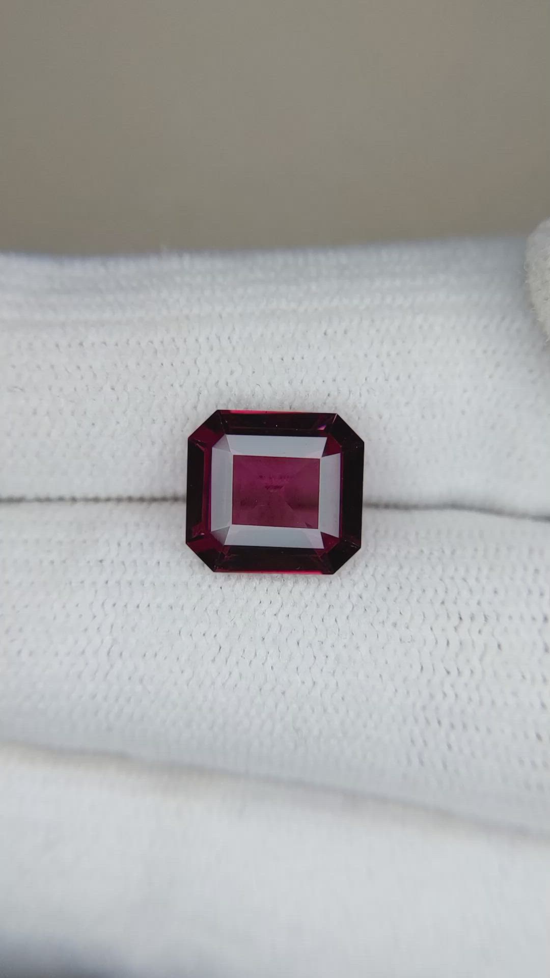 3.47 Ct. Rhodolite Garnet from Tanzania Size Video
