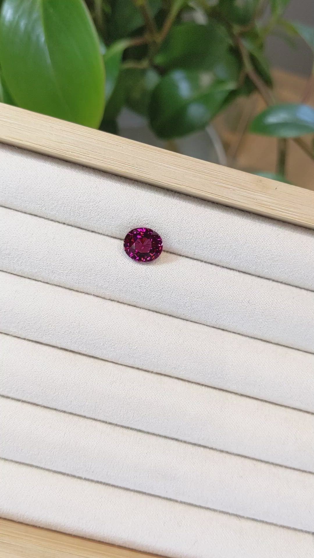 4.00 Ct. Rhodolite Garnet from Tanzania Size Video