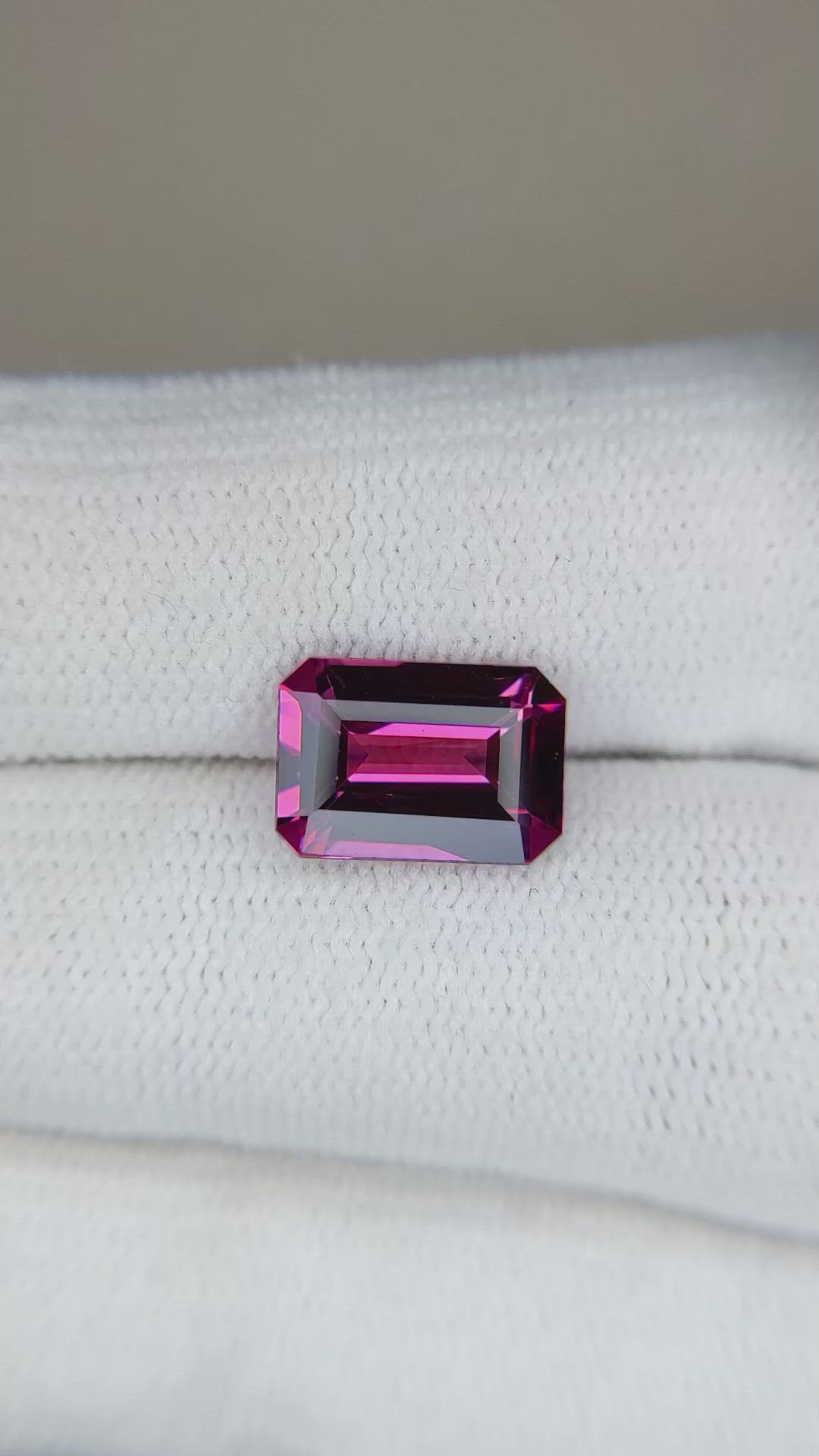 3.04 Ct. Rhodolite Garnet from Tanzania Size Video