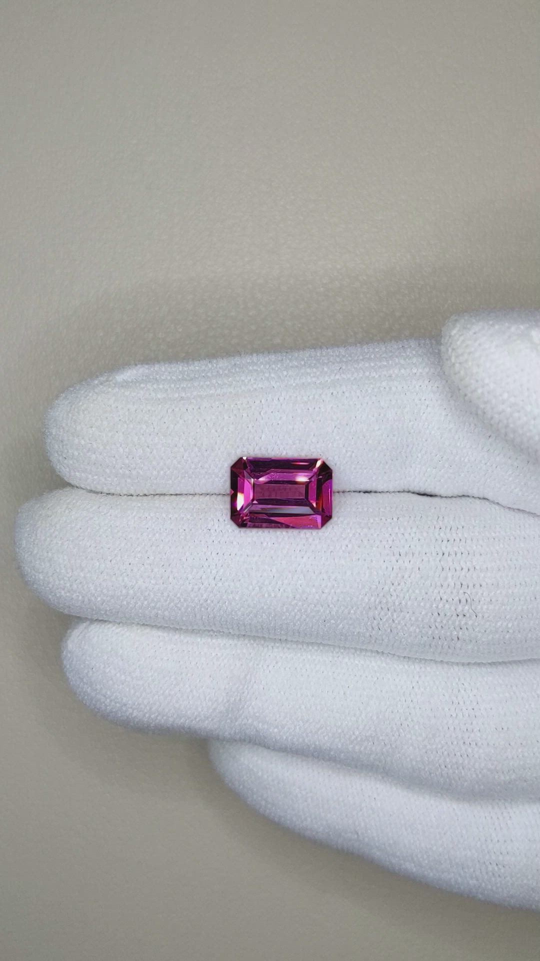 3.04 Ct. Rhodolite Garnet from Tanzania Size Video