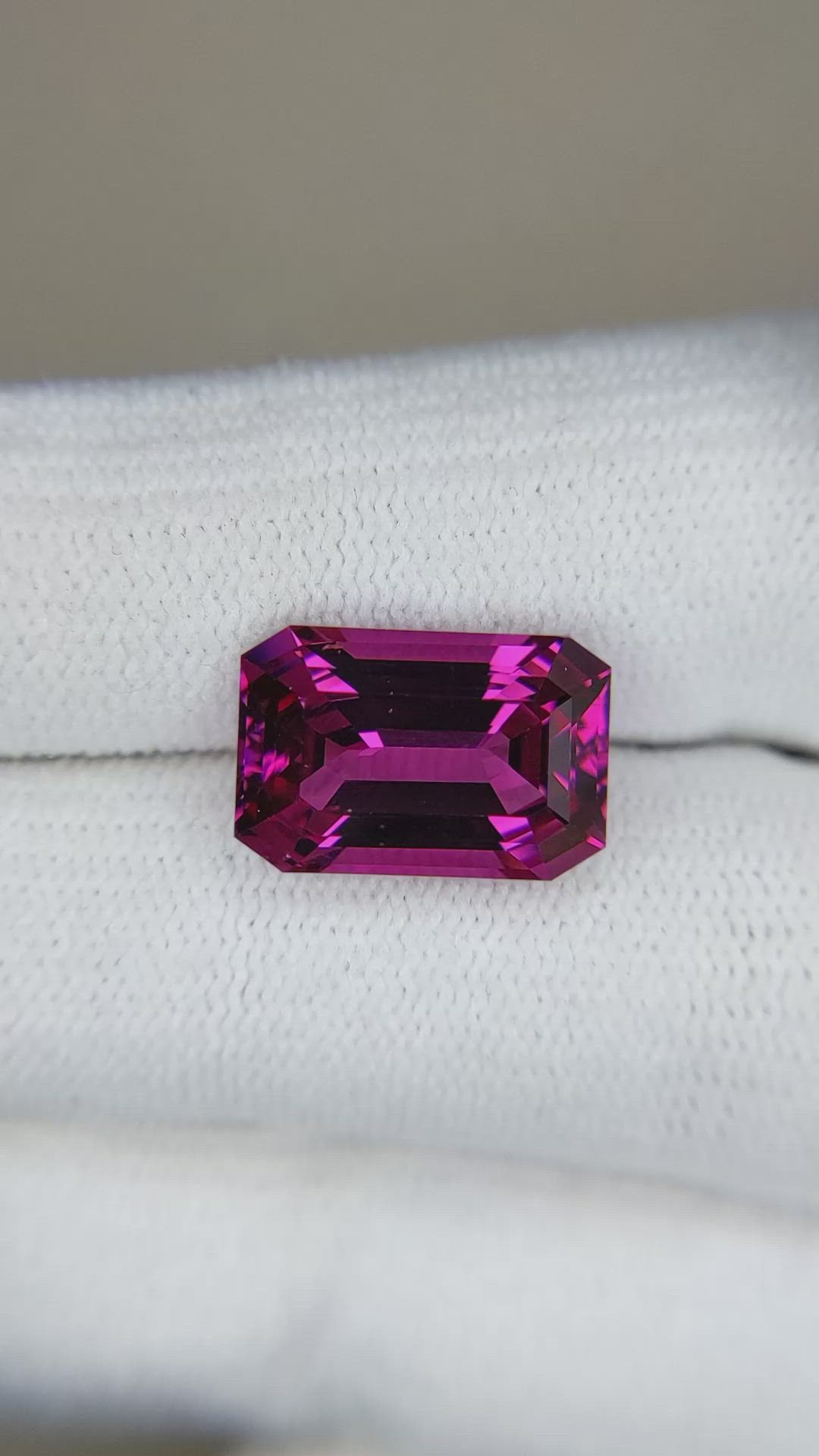7.36 Ct. Rhodolite Garnet from Tanzania Size Video