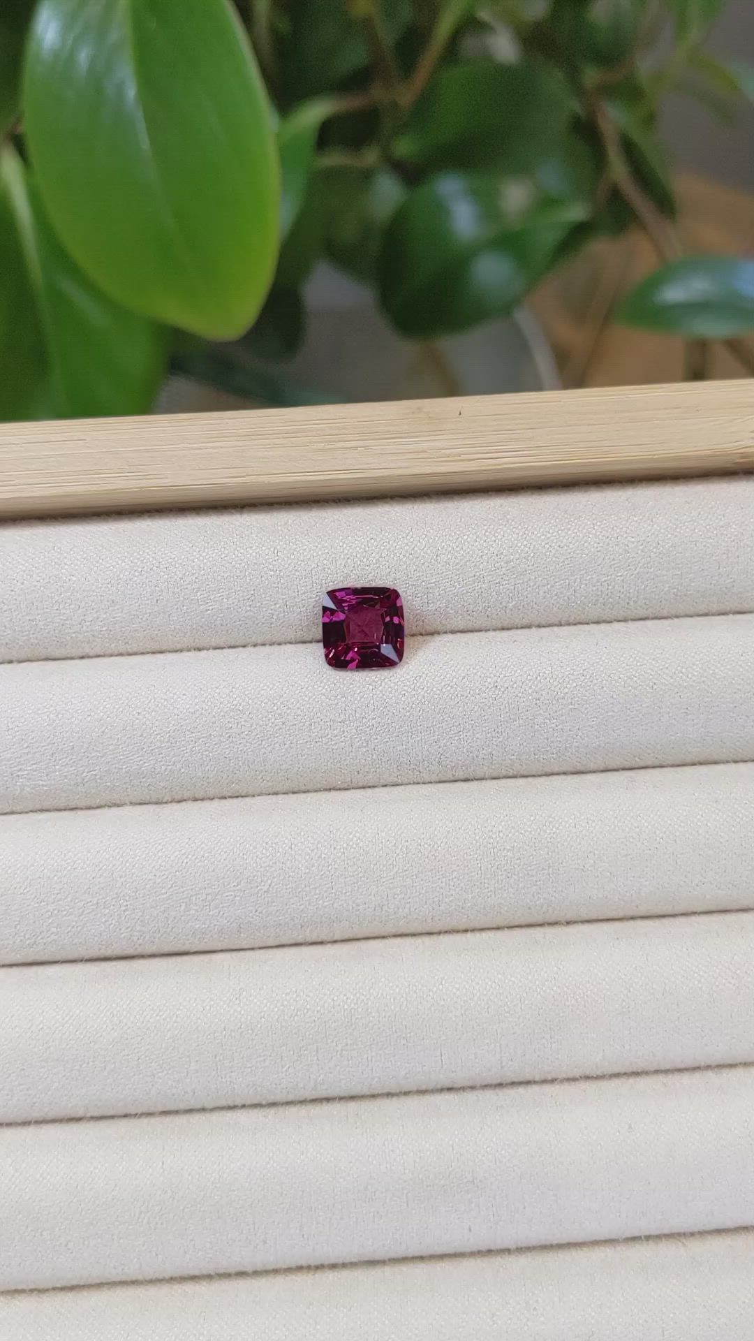 2.85 Ct. Rhodolite Garnet from Tanzania Size Video