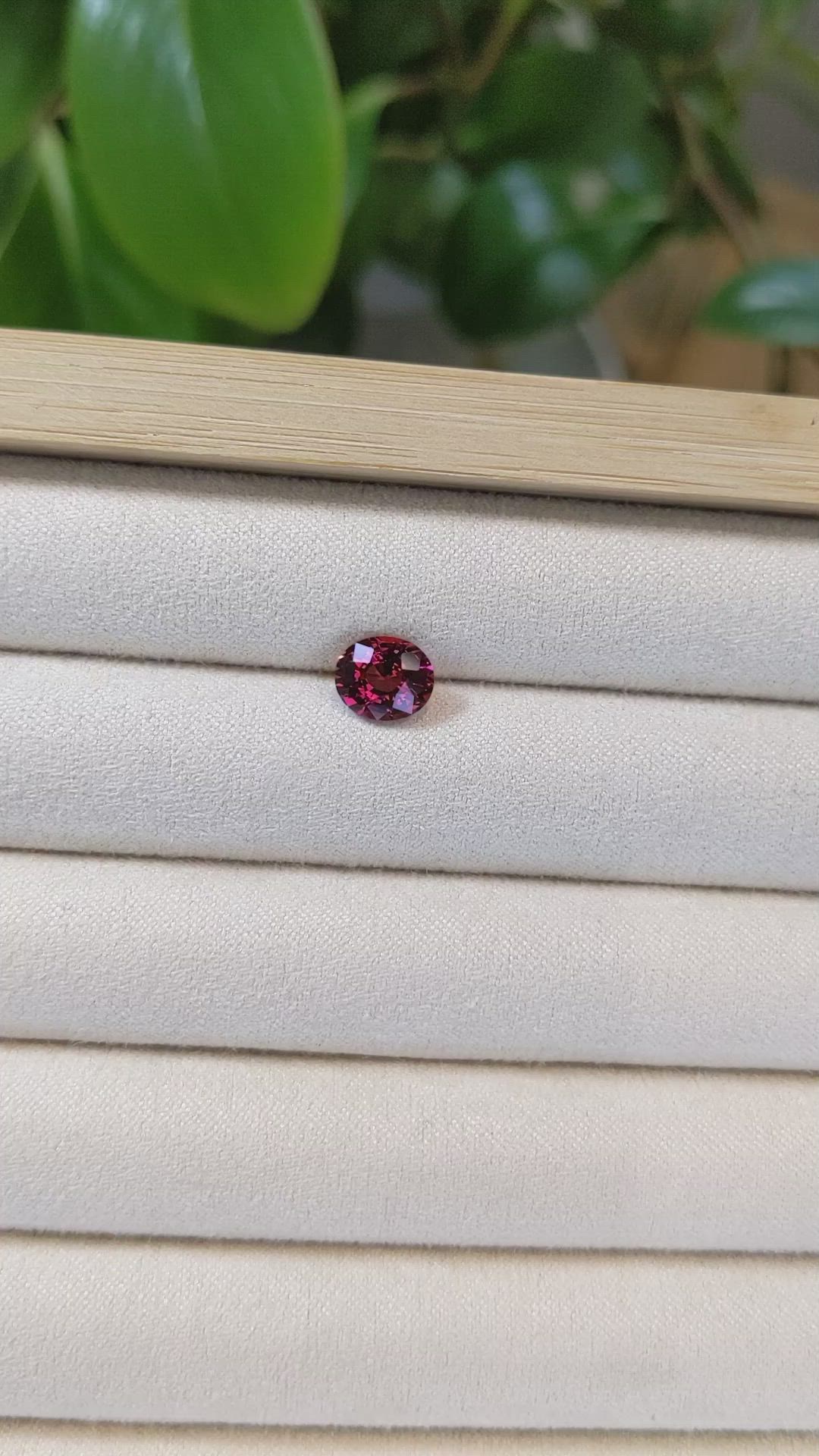1.91 Ct. Rhodolite Garnet from Tanzania Size Video
