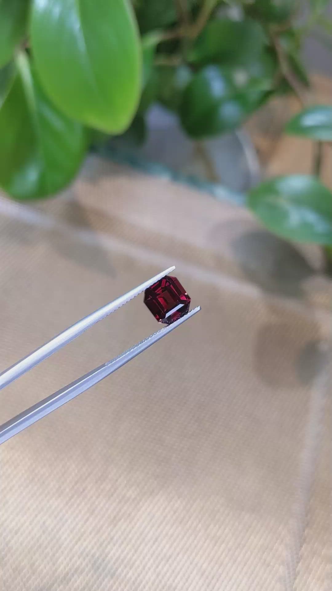 3.01 Ct. Rhodolite Garnet from Tanzania Size Video