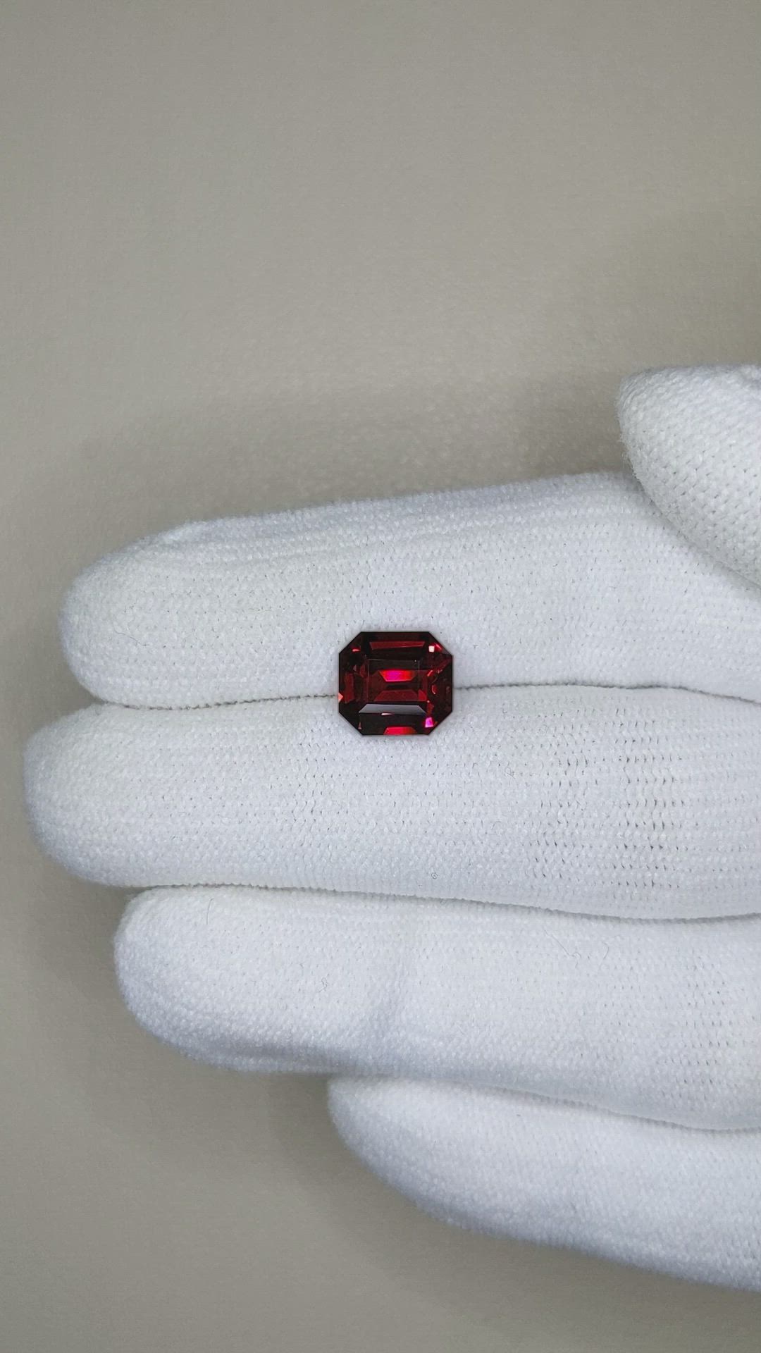 3.01 Ct. Rhodolite Garnet from Tanzania Size Video