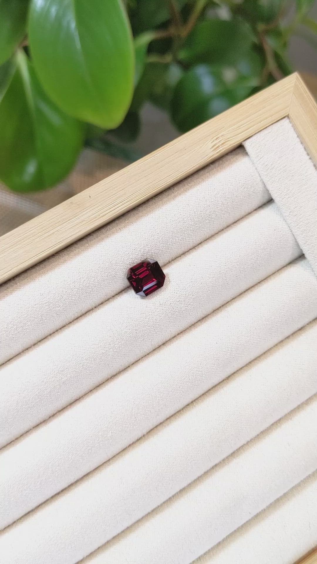 3.01 Ct. Rhodolite Garnet from Tanzania Size Video