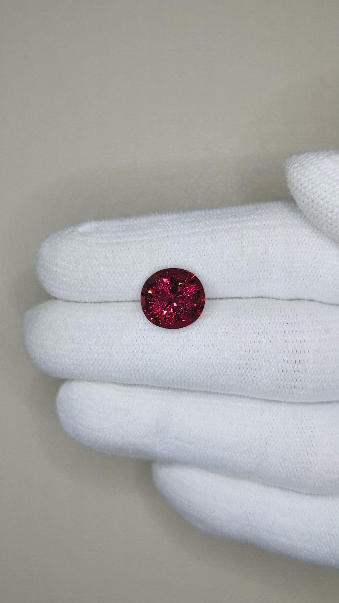 4.69 Ct. Rhodolite Garnet from Tanzania Size Video