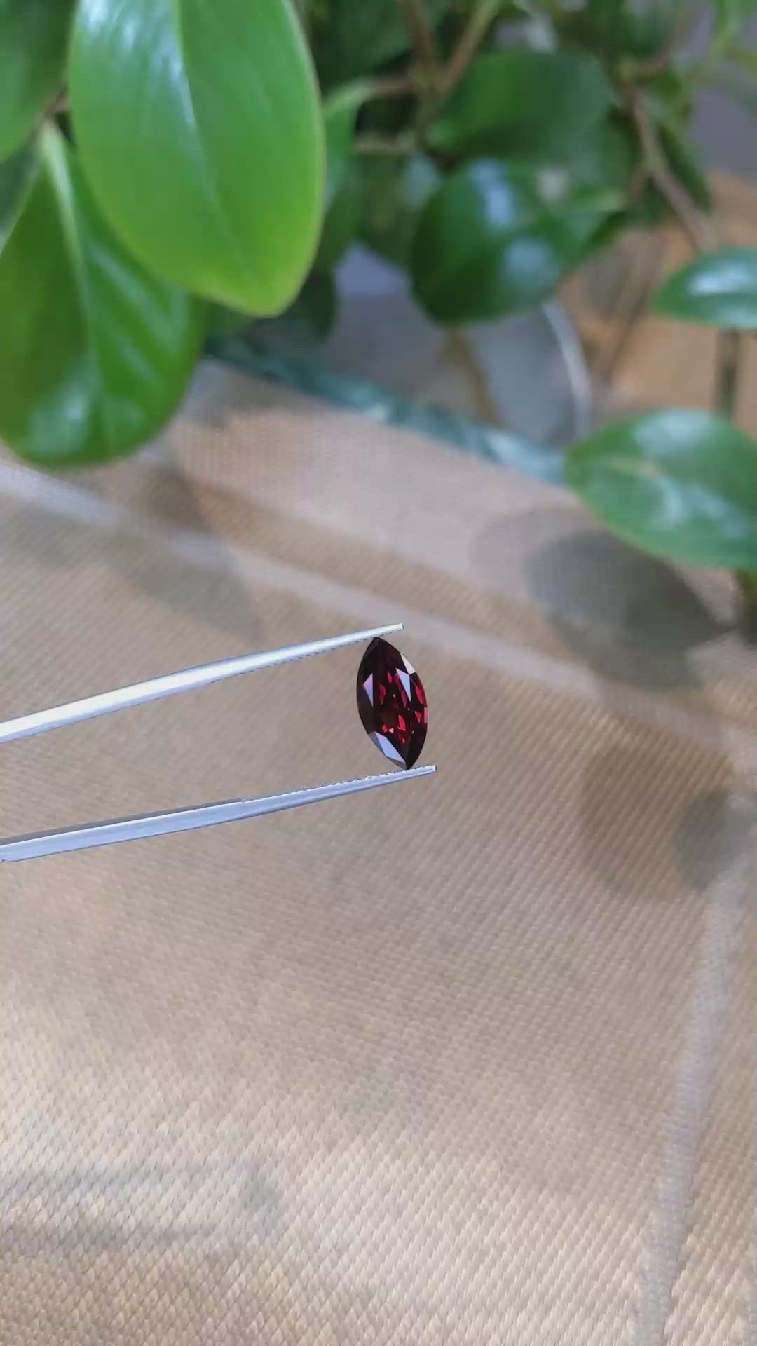 3.21 Ct. Rhodolite Garnet from Tanzania Size Video