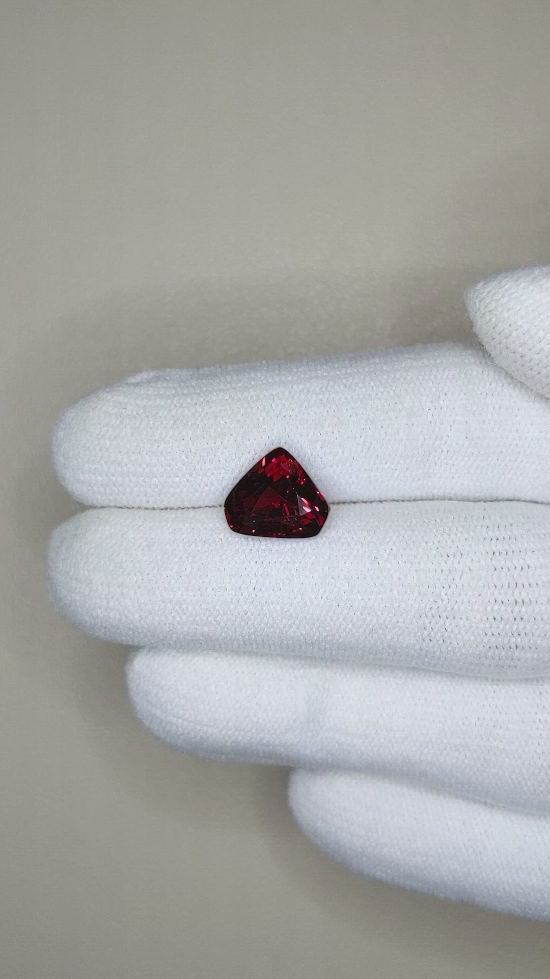 3.41 Ct. Rhodolite Garnet from Tanzania Size Video