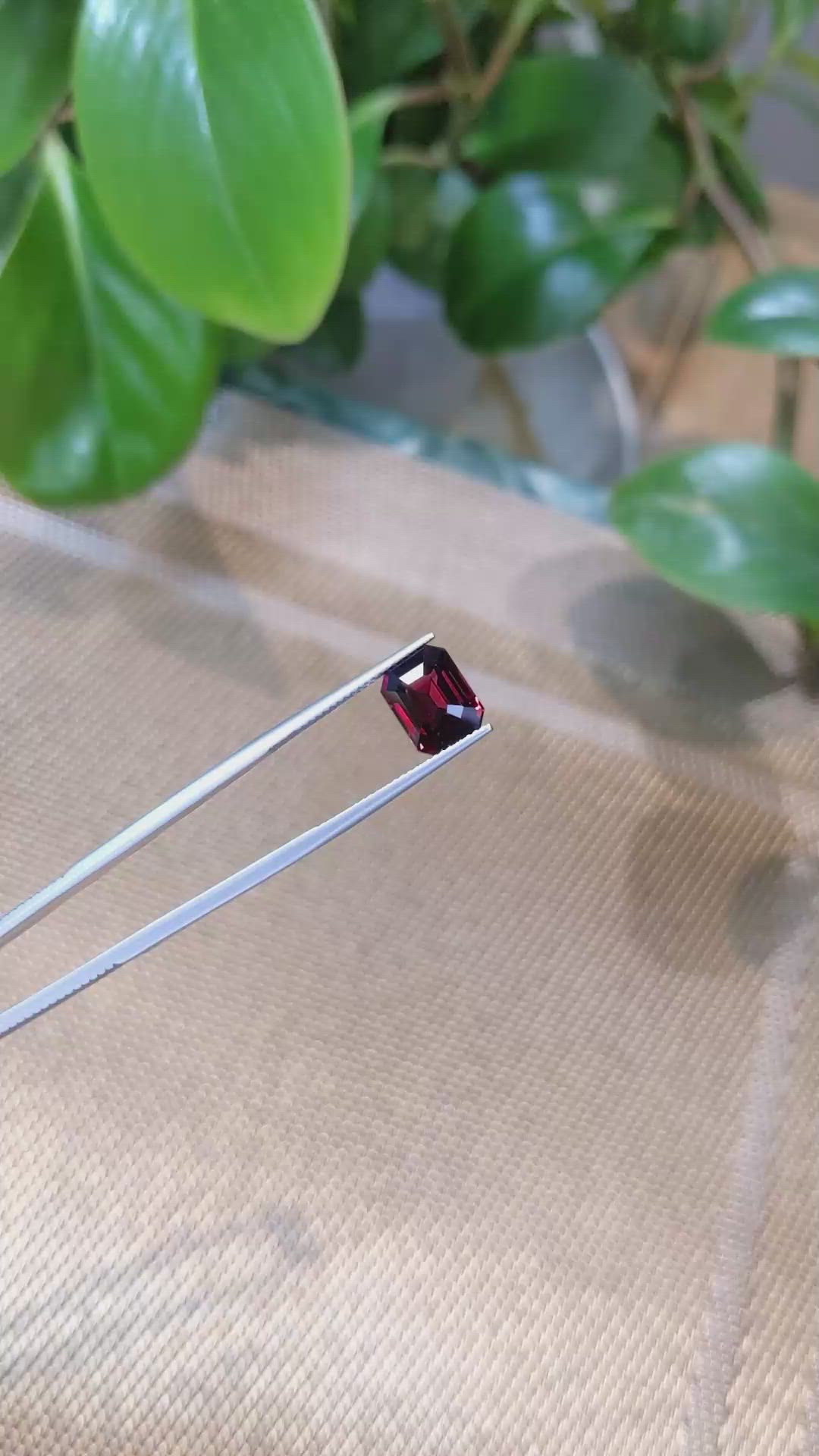 4.43 Ct. Rhodolite Garnet from Tanzania Size Video