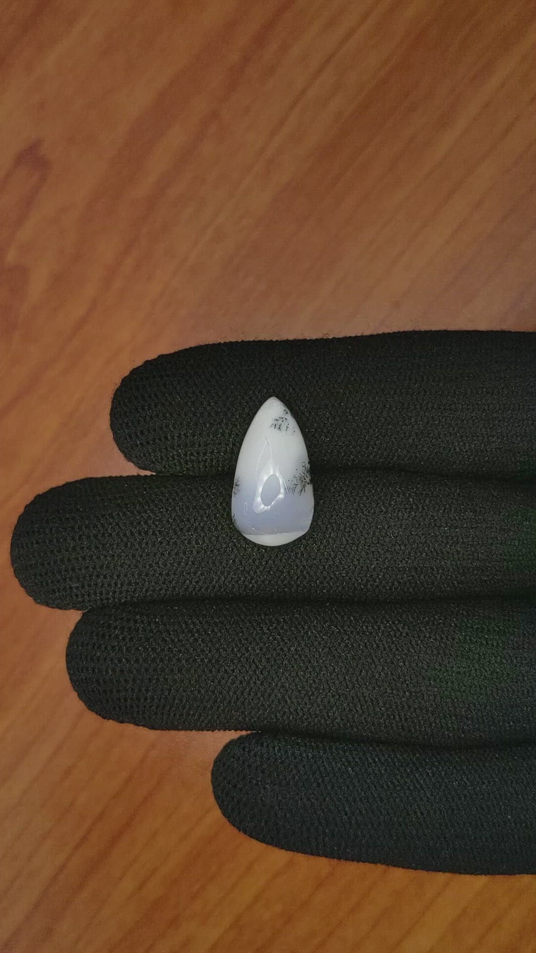 7.61 Ct. Cabochon Agate from Brazil Size Video