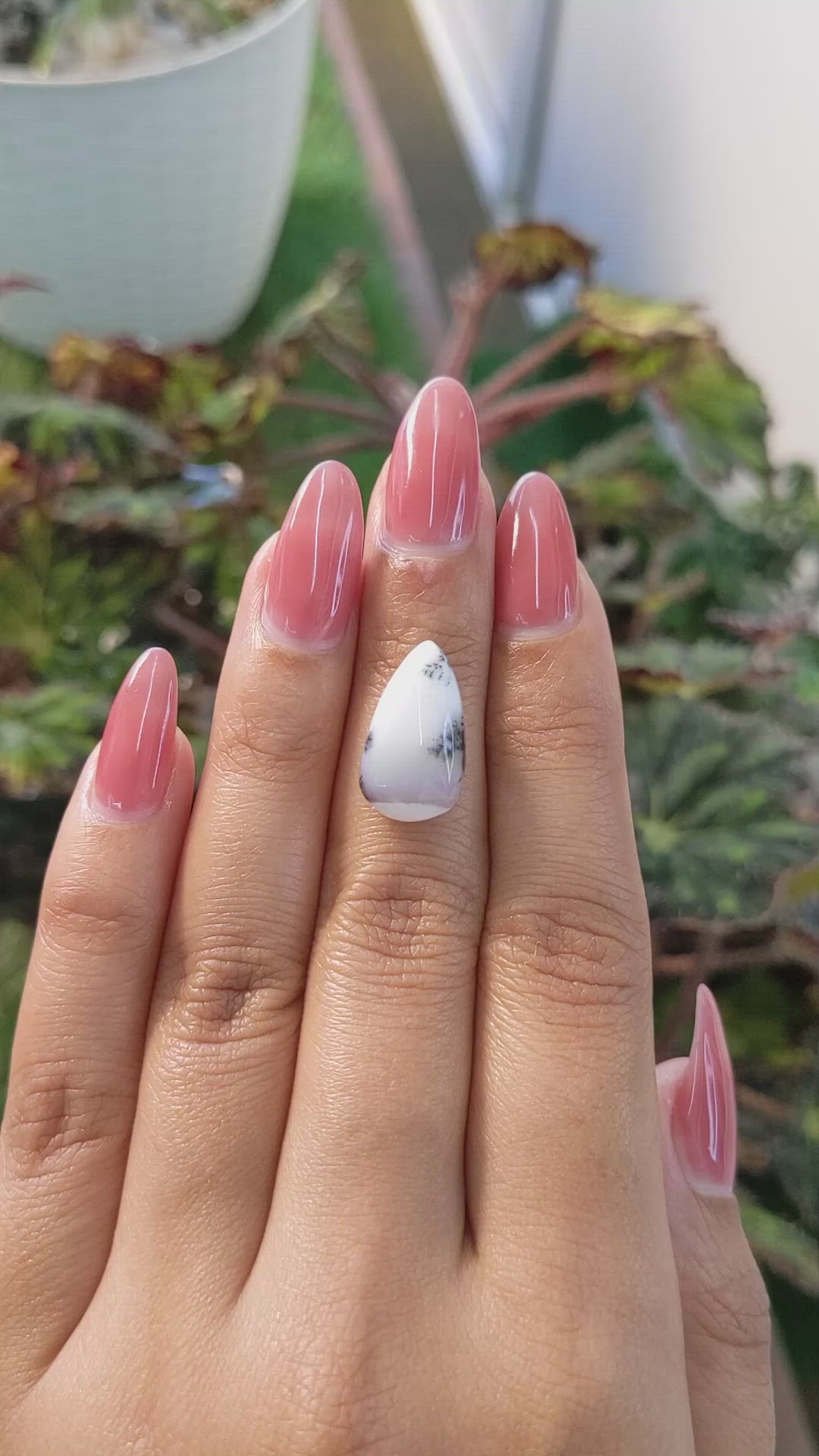 7.61 Ct. Cabochon Agate from Brazil Size Video