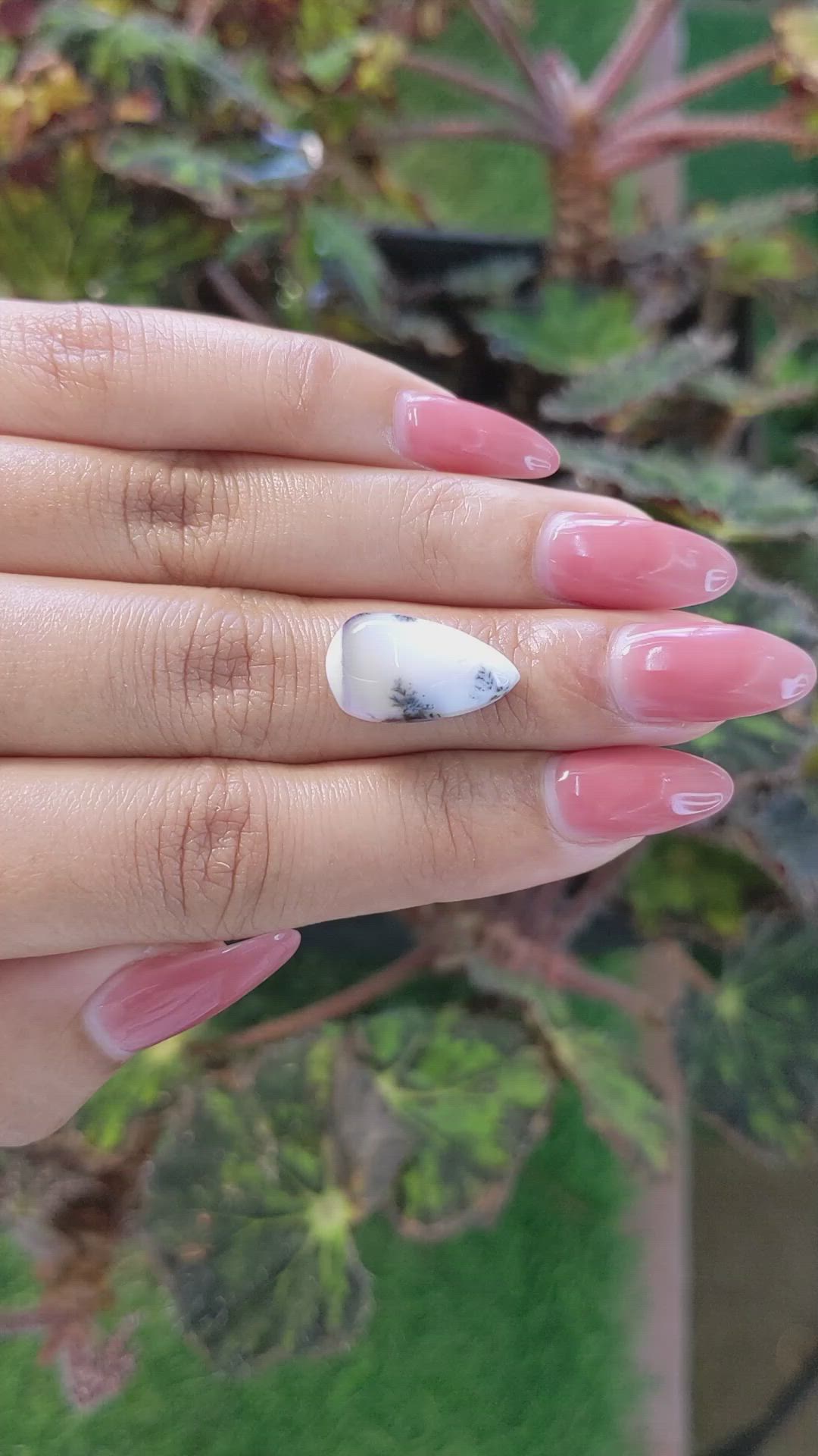 7.61 Ct. Cabochon Agate from Brazil Size Video