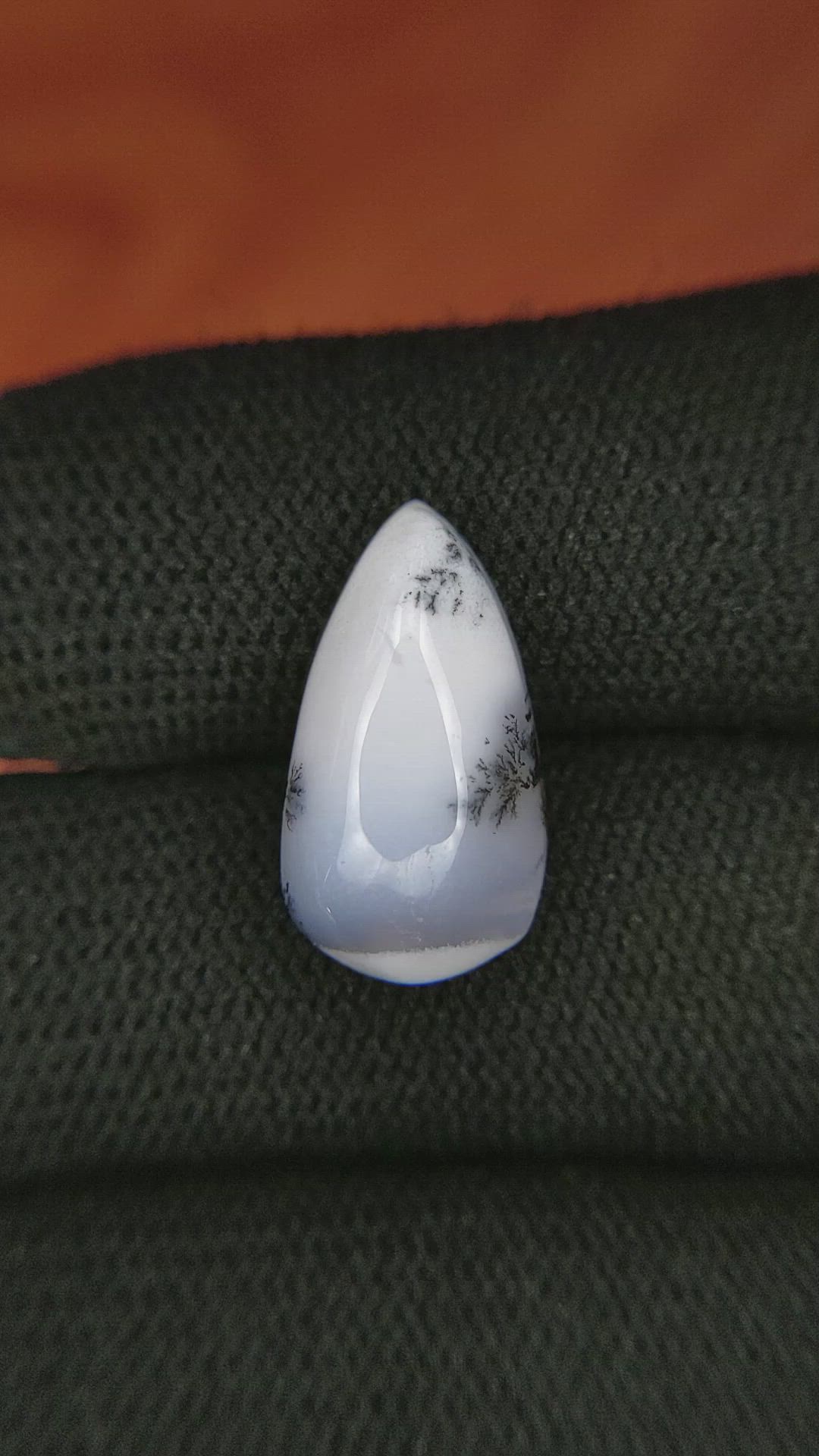 7.61 Ct. Cabochon Agate from Brazil Size Video