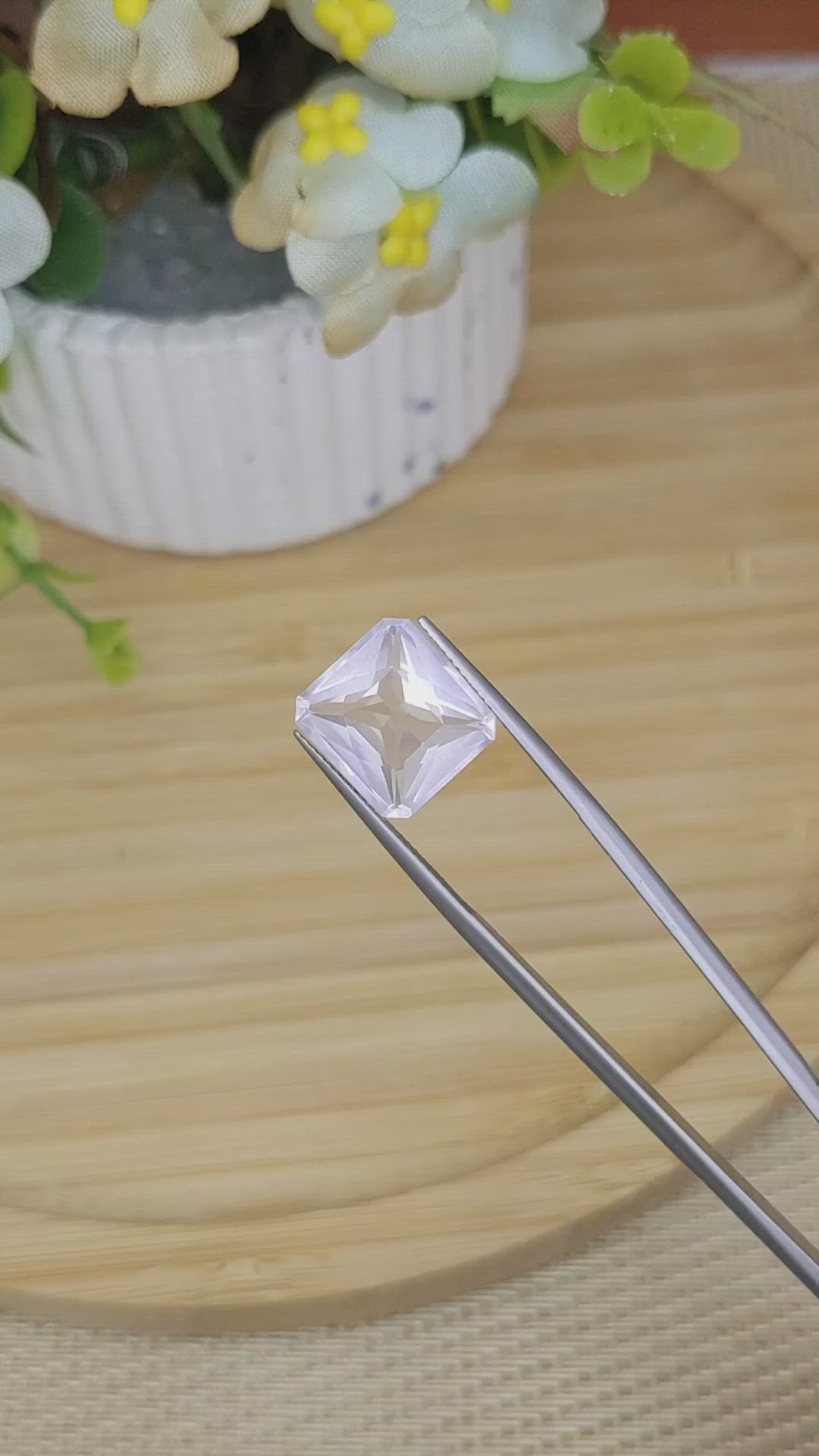 8.12 Ct. Rose Quartz from Brazil Size Video