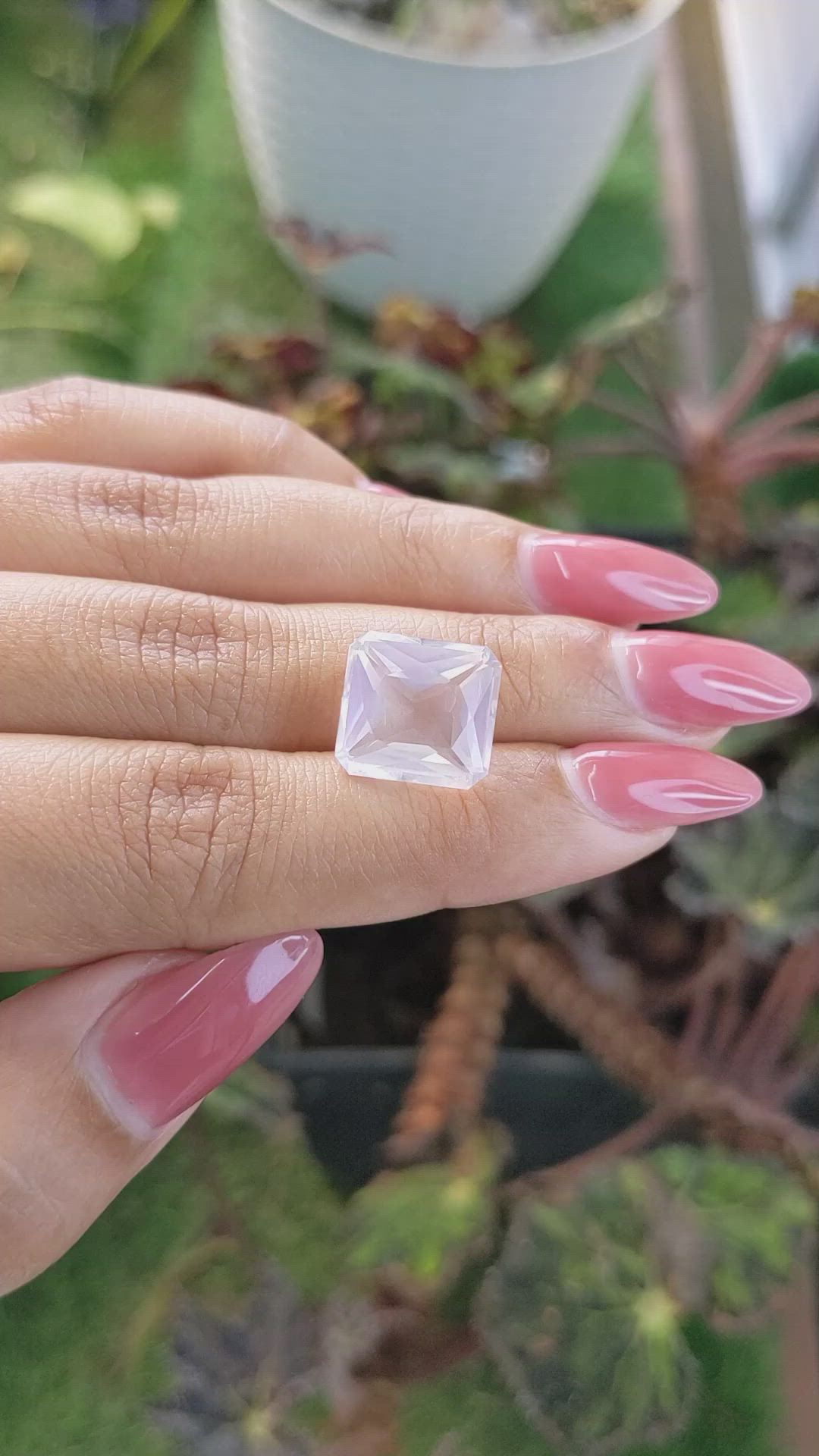 8.12 Ct. Rose Quartz from Brazil Size Video