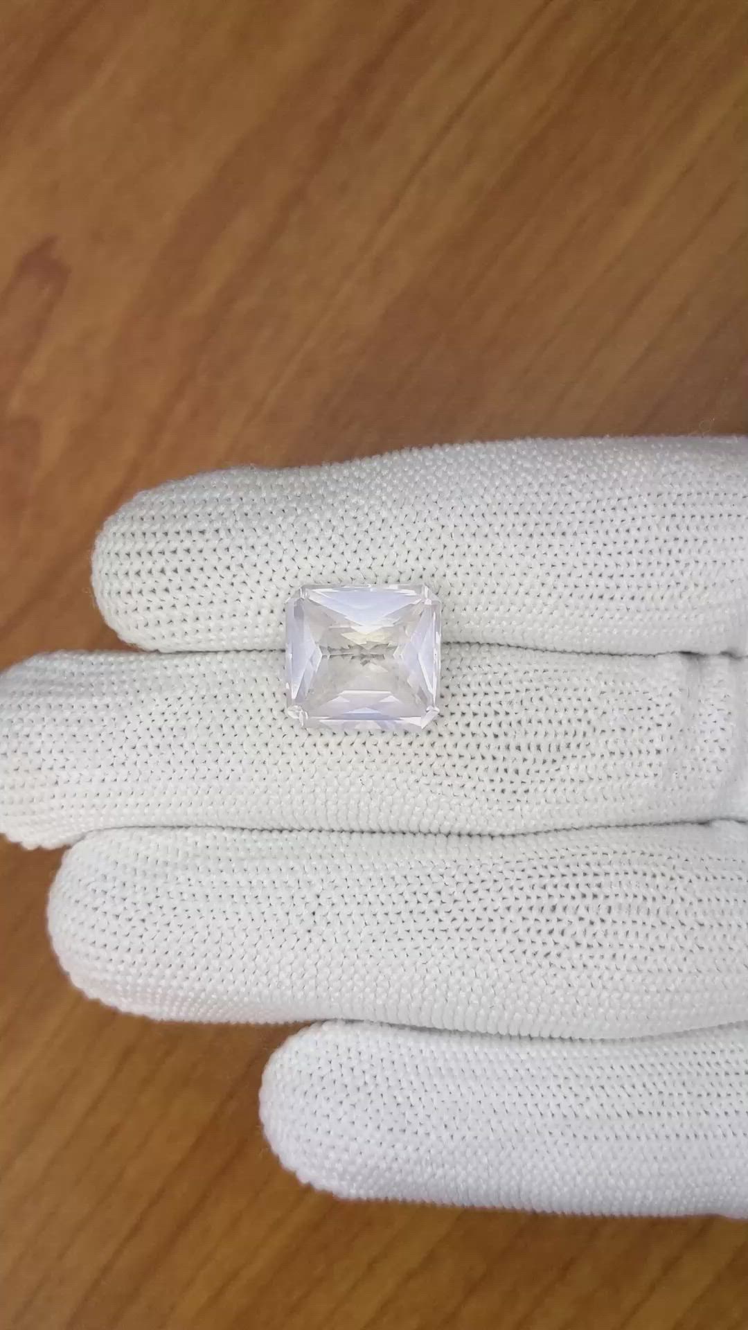 8.12 Ct. Rose Quartz from Brazil Size Video