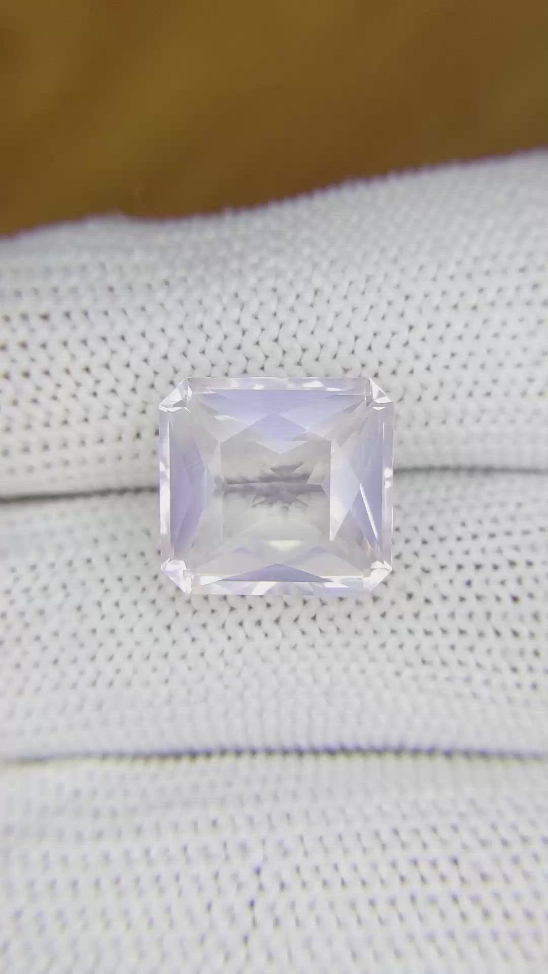 8.12 Ct. Rose Quartz from Brazil Size Video