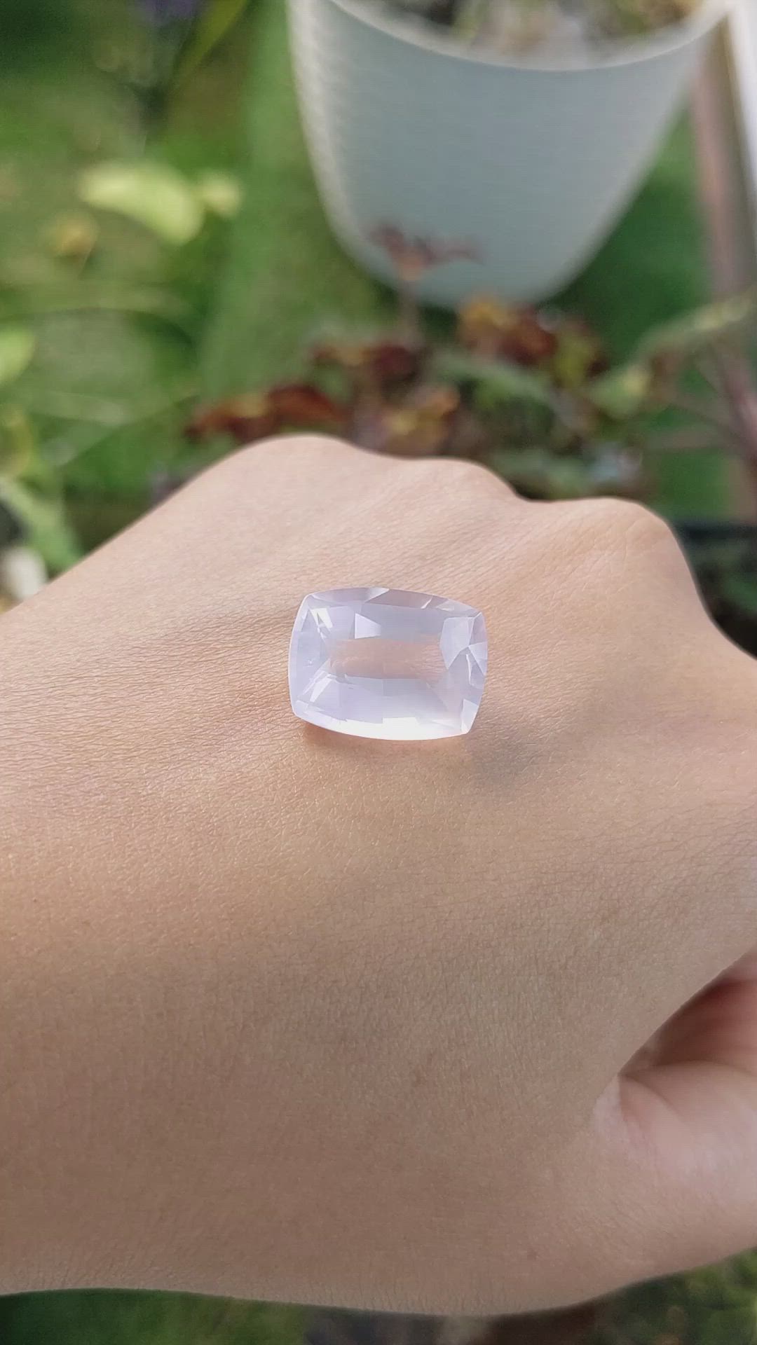 10.85 Ct. Rose Quartz from Brazil Size Video