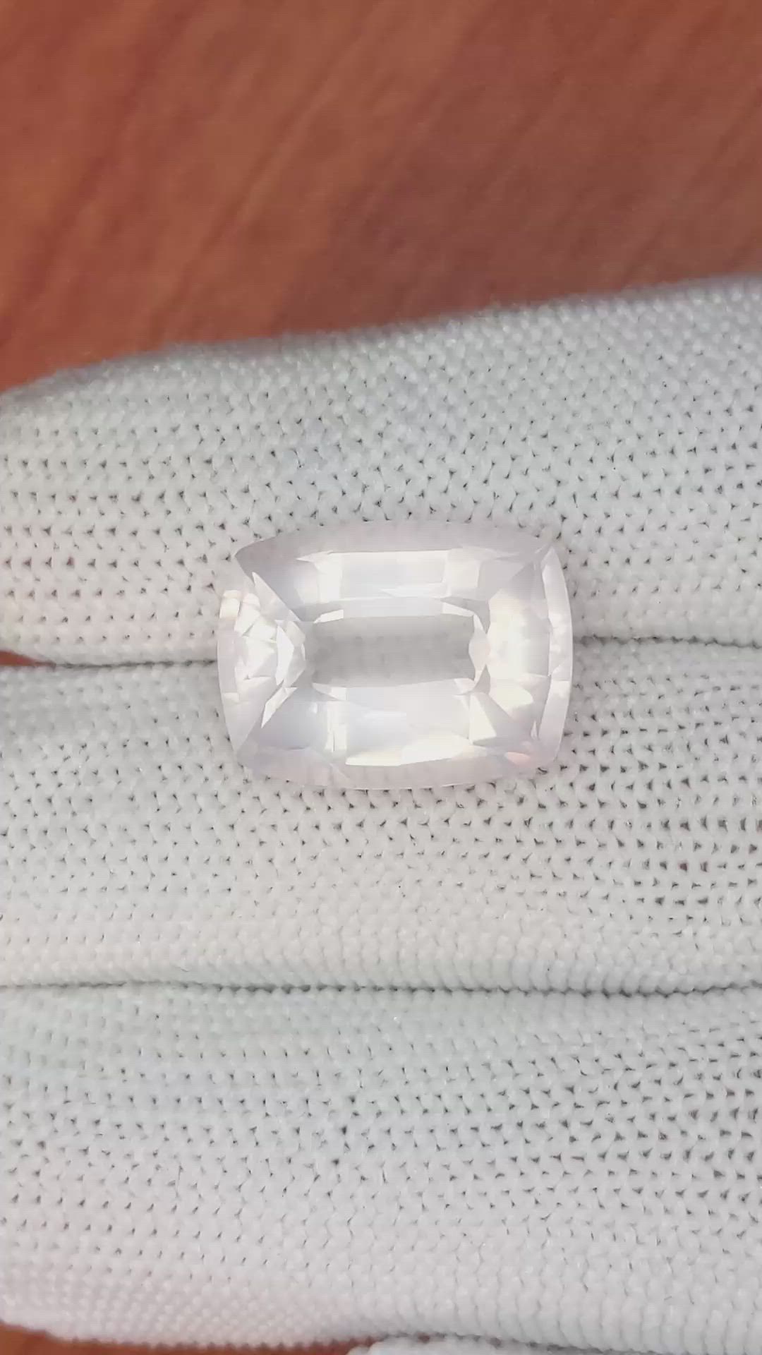 10.85 Ct. Rose Quartz from Brazil Size Video
