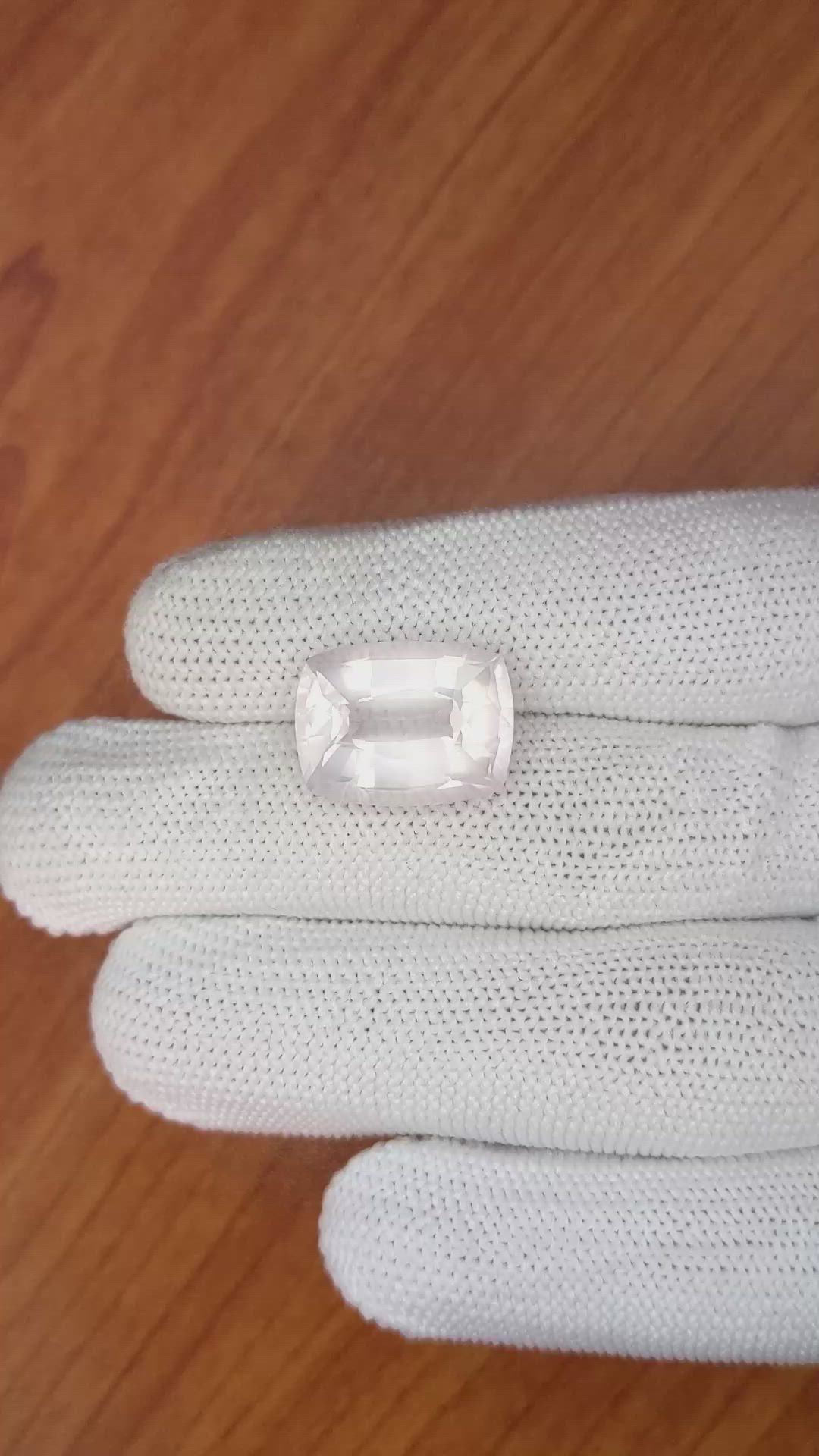 10.85 Ct. Rose Quartz from Brazil Size Video