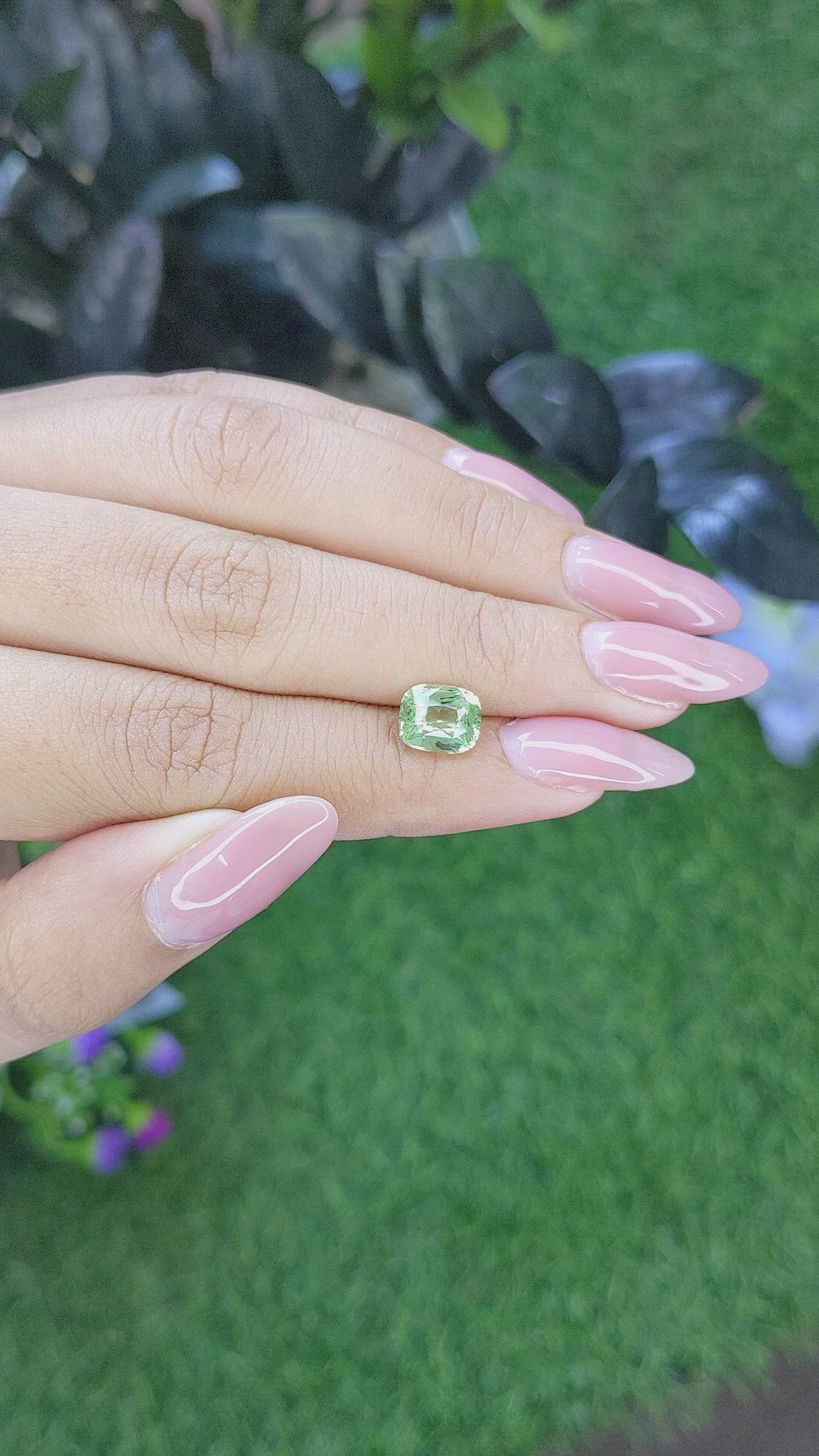 2.06 Ct. Grossular Garnet from Tanzania Size Video