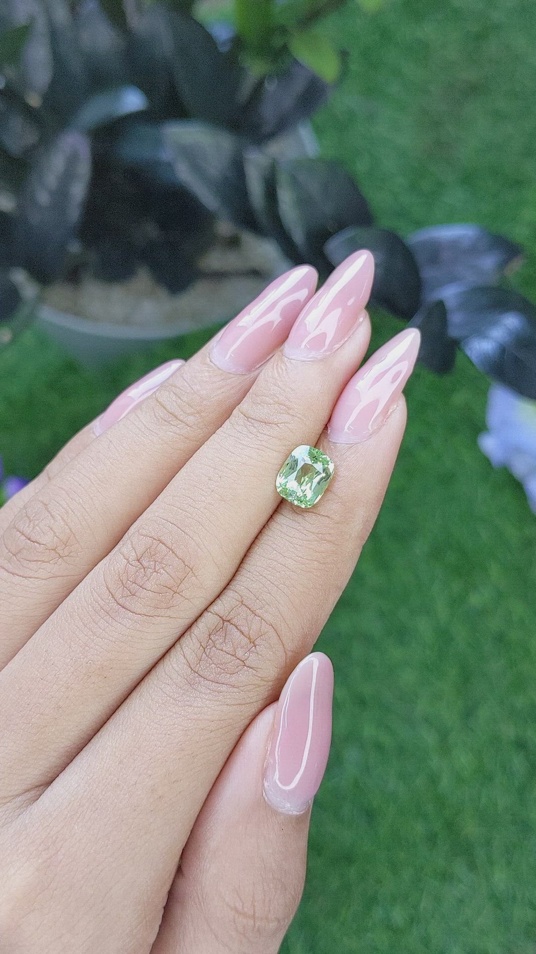 2.06 Ct. Grossular Garnet from Tanzania Size Video