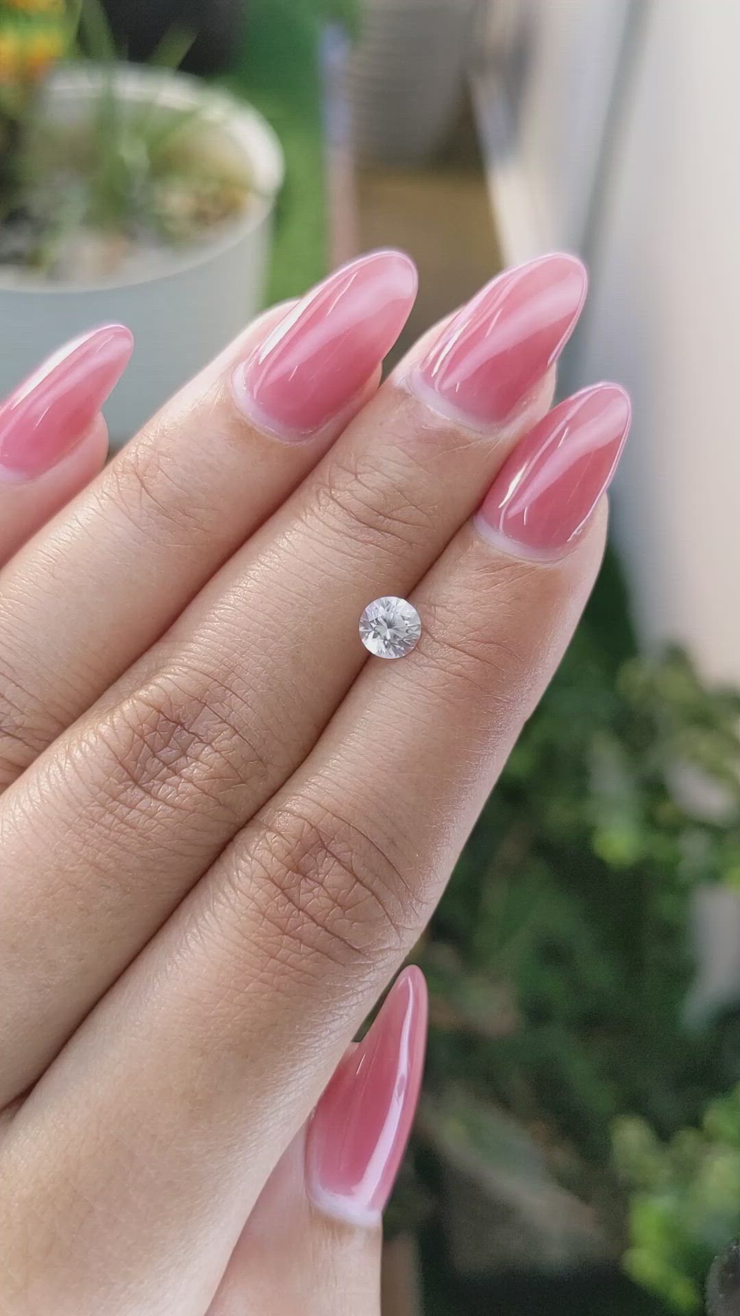 0.80 Ct. Zircon from Ceylon (Sri Lanka) Size Video