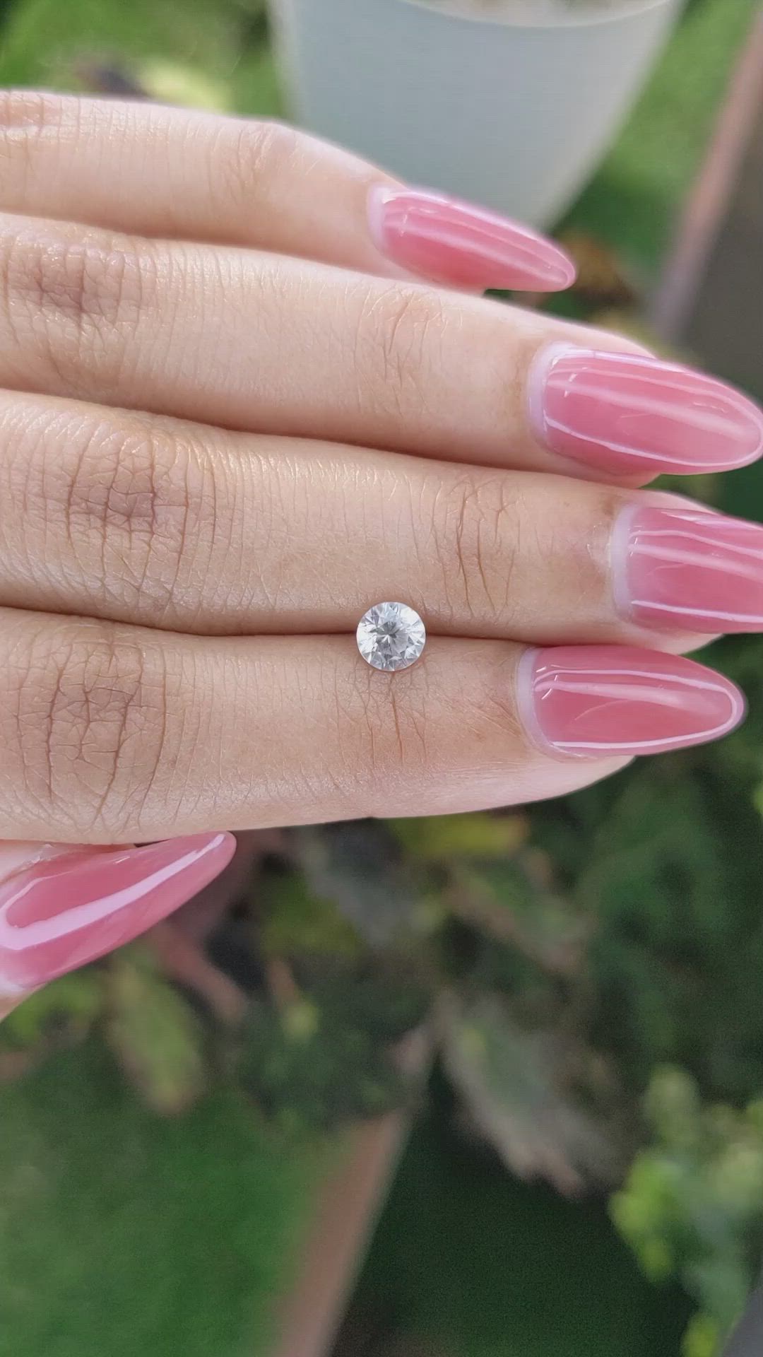 0.80 Ct. Zircon from Ceylon (Sri Lanka) Size Video