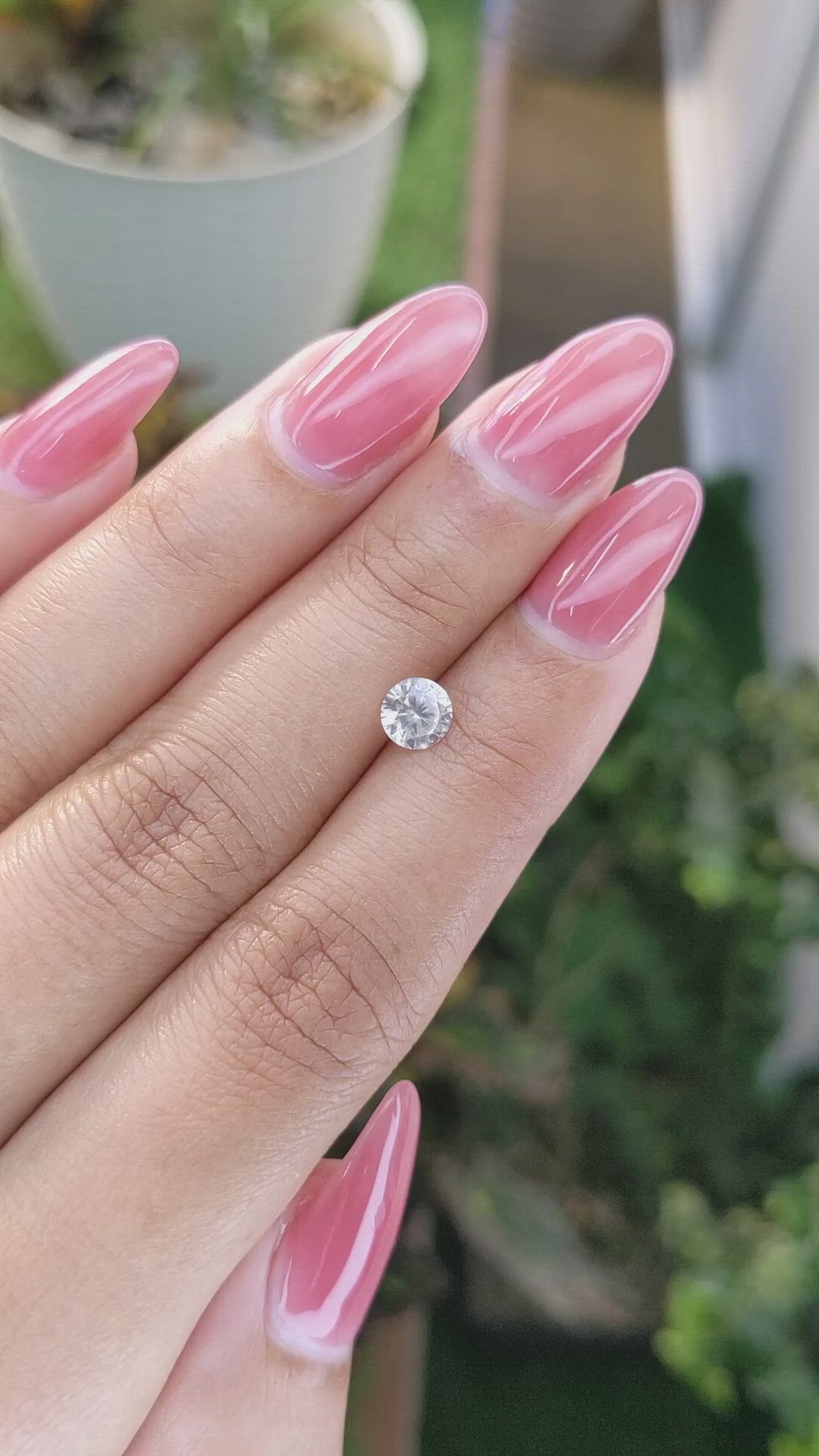 0.91 Ct. Zircon from Ceylon (Sri Lanka) Size Video