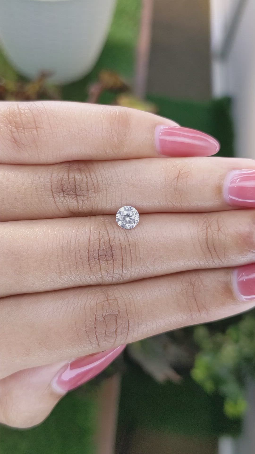 0.91 Ct. Zircon from Ceylon (Sri Lanka) Size Video